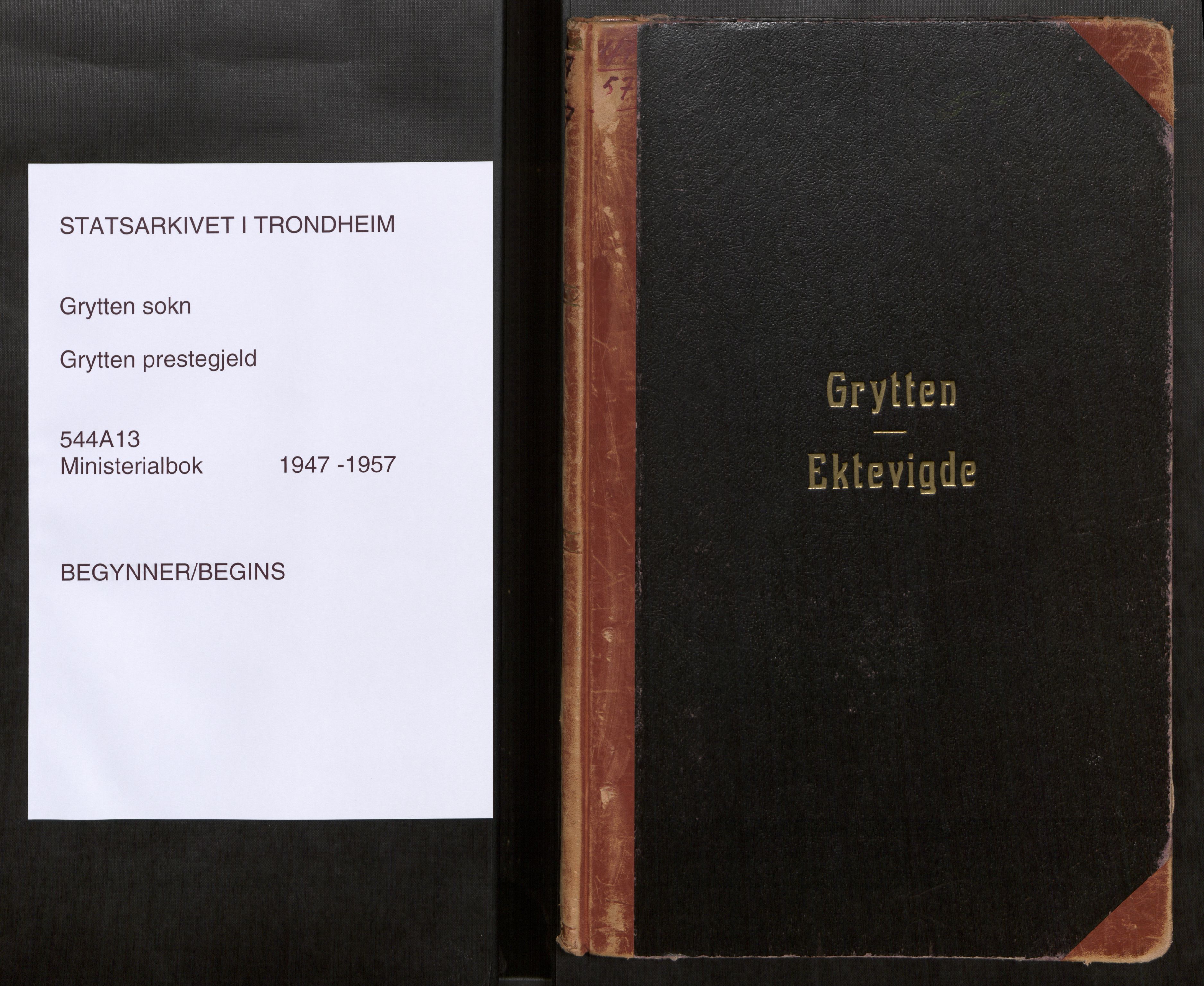 Ministerialprotokoller, klokkerbøker og fødselsregistre - Møre og Romsdal, AV/SAT-A-1454/544/L0588: Parish register (official) no. 544A13, 1947-1957