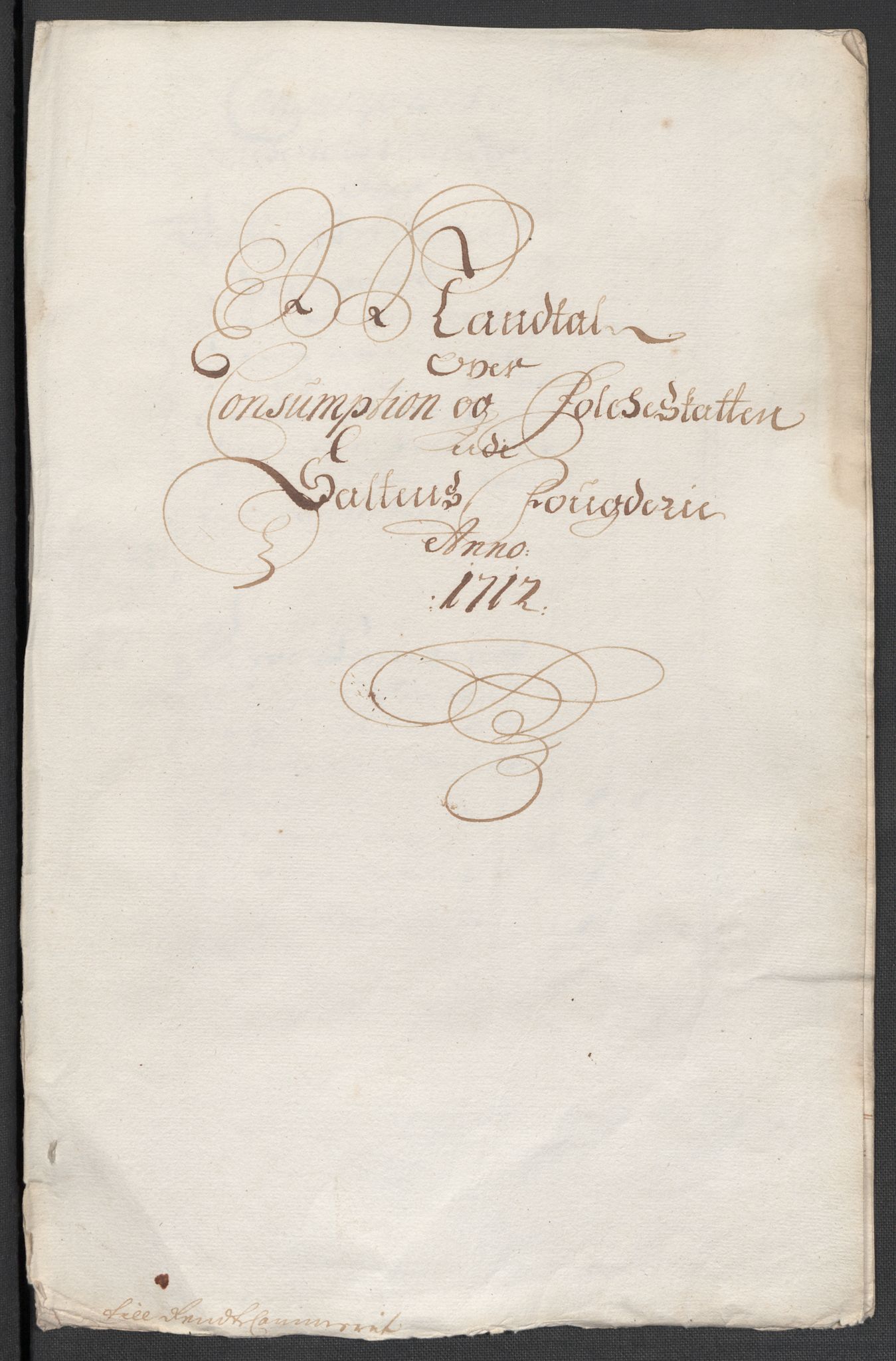 Rentekammeret inntil 1814, Reviderte regnskaper, Fogderegnskap, AV/RA-EA-4092/R66/L4582: Fogderegnskap Salten, 1711-1712, p. 361