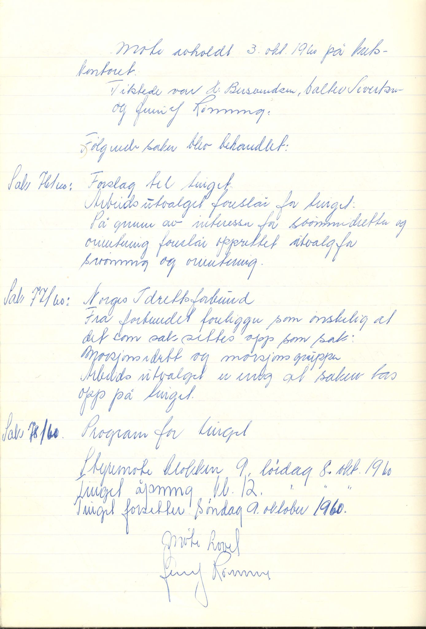 Aust-Finnmark Idrettskrets , FMFB/A-1041/A/L0005: Møteprotokoll for styre, ting og arbeidsutvalg, 1958-1963, p. 117