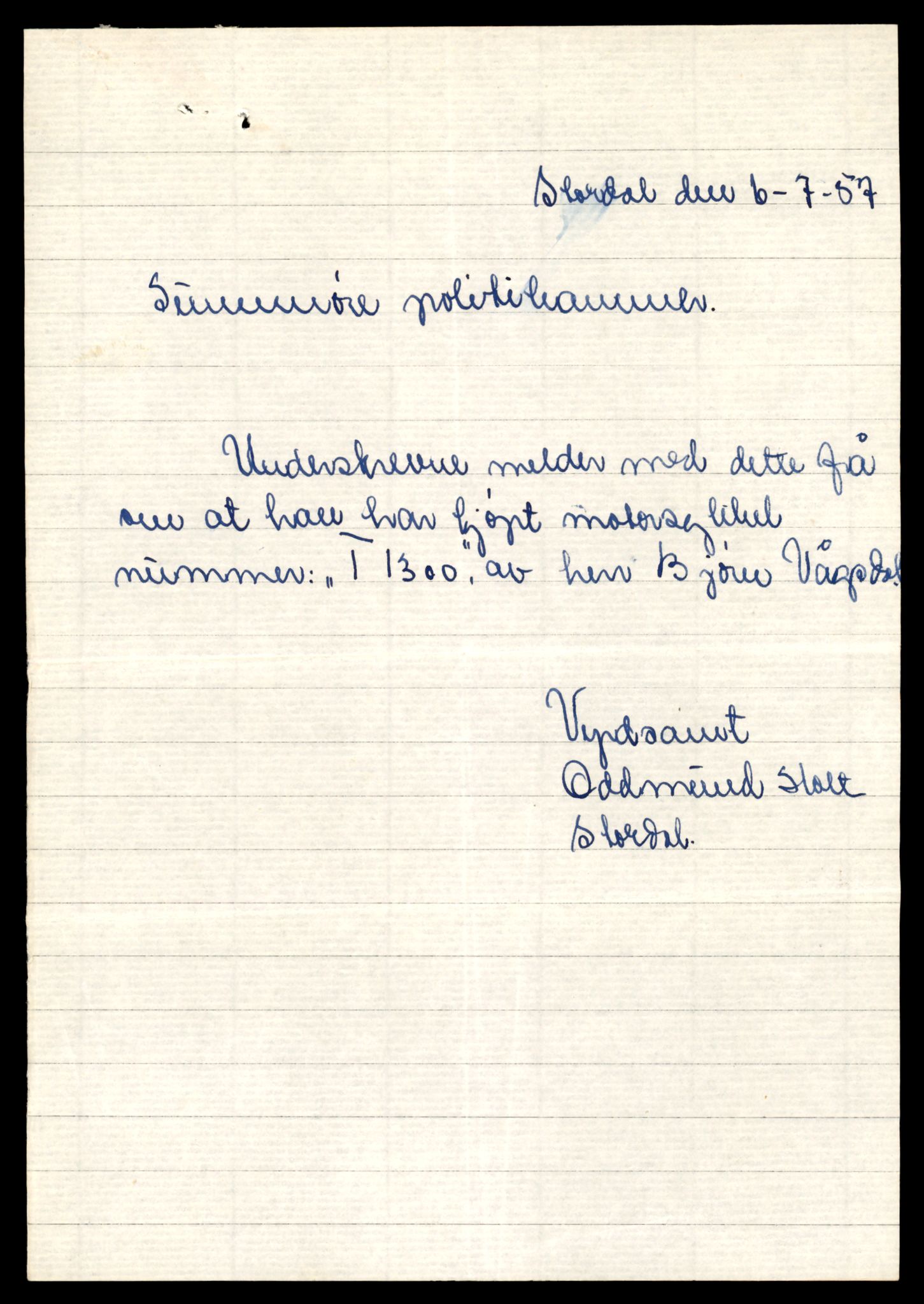 Møre og Romsdal vegkontor - Ålesund trafikkstasjon, SAT/A-4099/F/Fe/L0036: Registreringskort for kjøretøy T 12831 - T 13030, 1927-1998, p. 2453