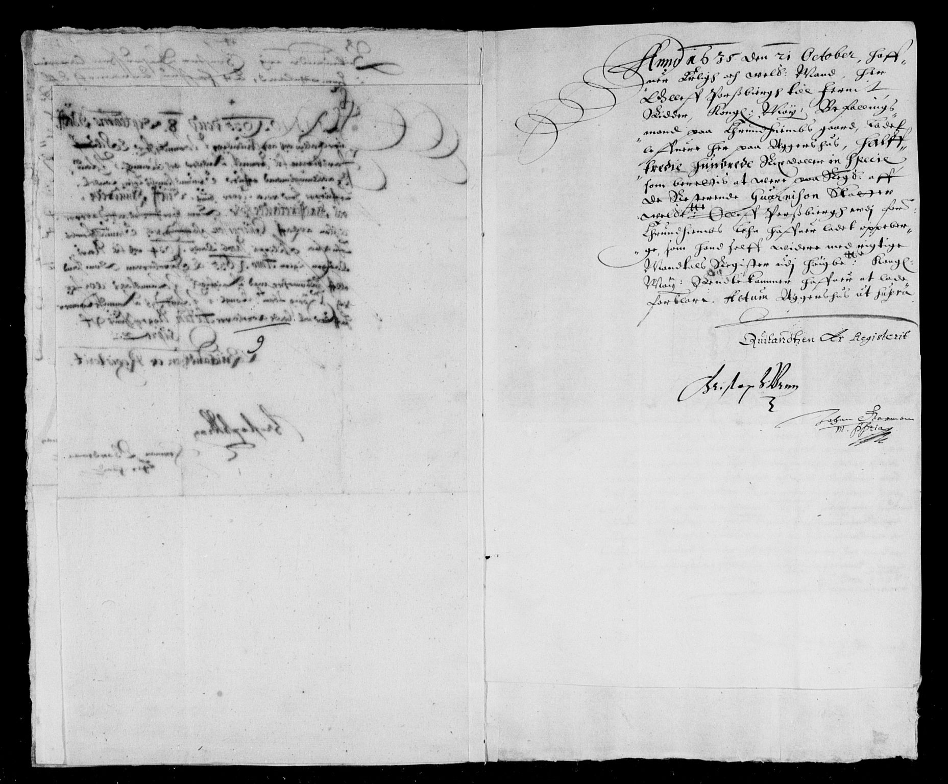 Rentekammeret inntil 1814, Reviderte regnskaper, Lensregnskaper, AV/RA-EA-5023/R/Rb/Rbw/L0056: Trondheim len, 1634-1636