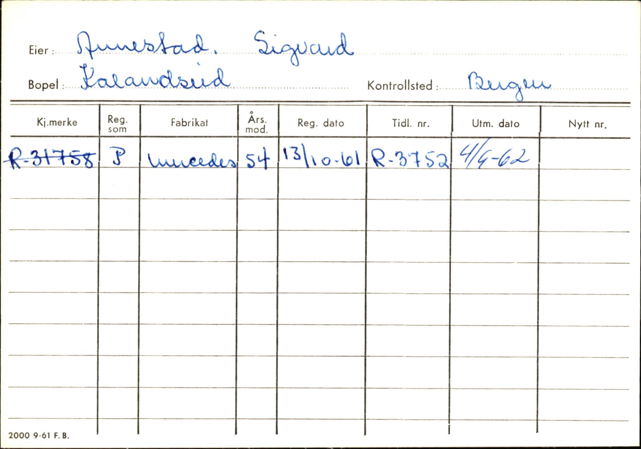 Statens vegvesen, Hordaland vegkontor, AV/SAB-A-5201/2/Ha/L0002: R-eierkort A, 1920-1971, p. 529