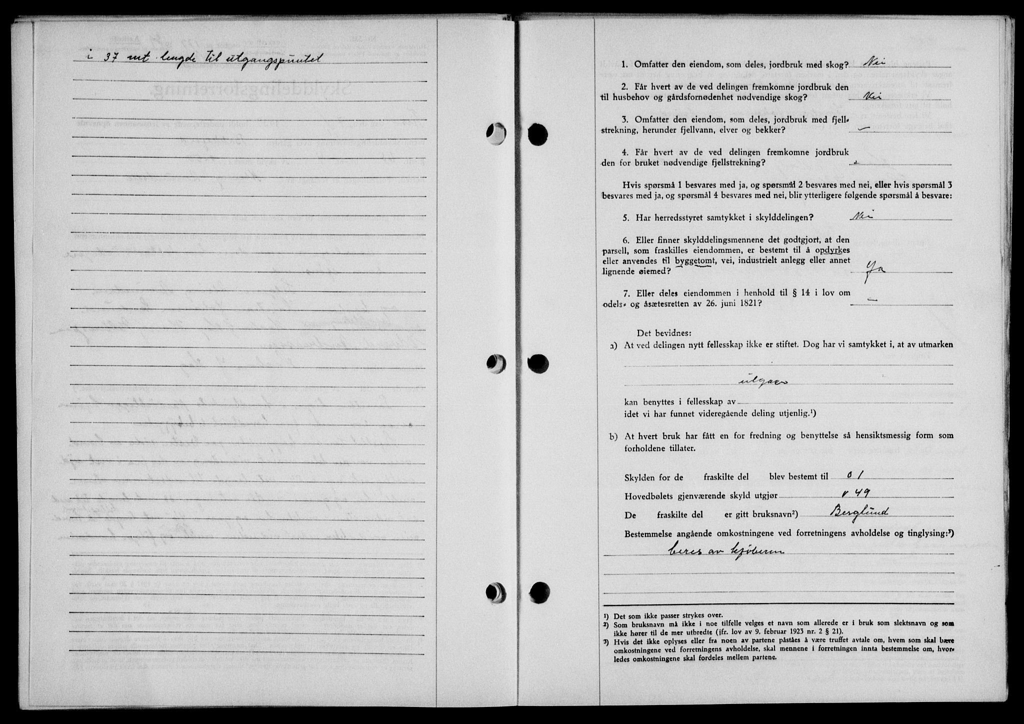 Lofoten sorenskriveri, SAT/A-0017/1/2/2C/L0005a: Mortgage book no. 5a, 1939-1939, Diary no: : 177/1939