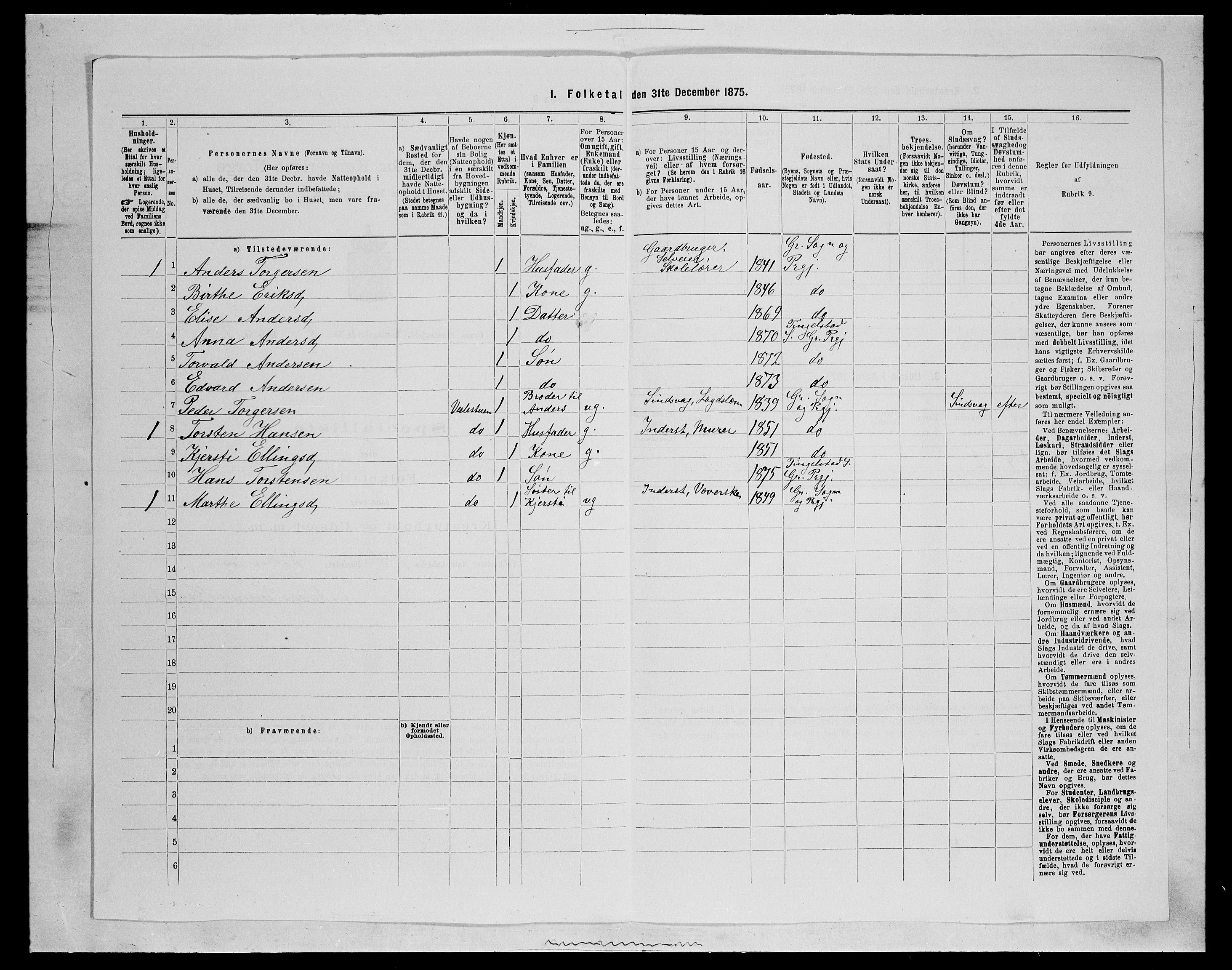 SAH, 1875 census for 0534P Gran, 1875, p. 1116