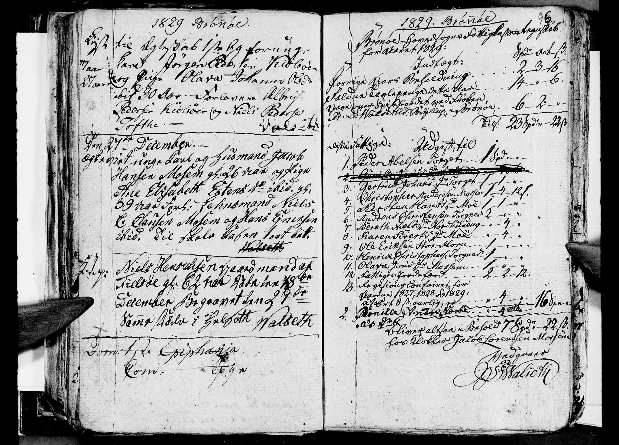 Ministerialprotokoller, klokkerbøker og fødselsregistre - Nordland, SAT/A-1459/813/L0210: Parish register (copy) no. 813C02, 1825-1836, p. 96