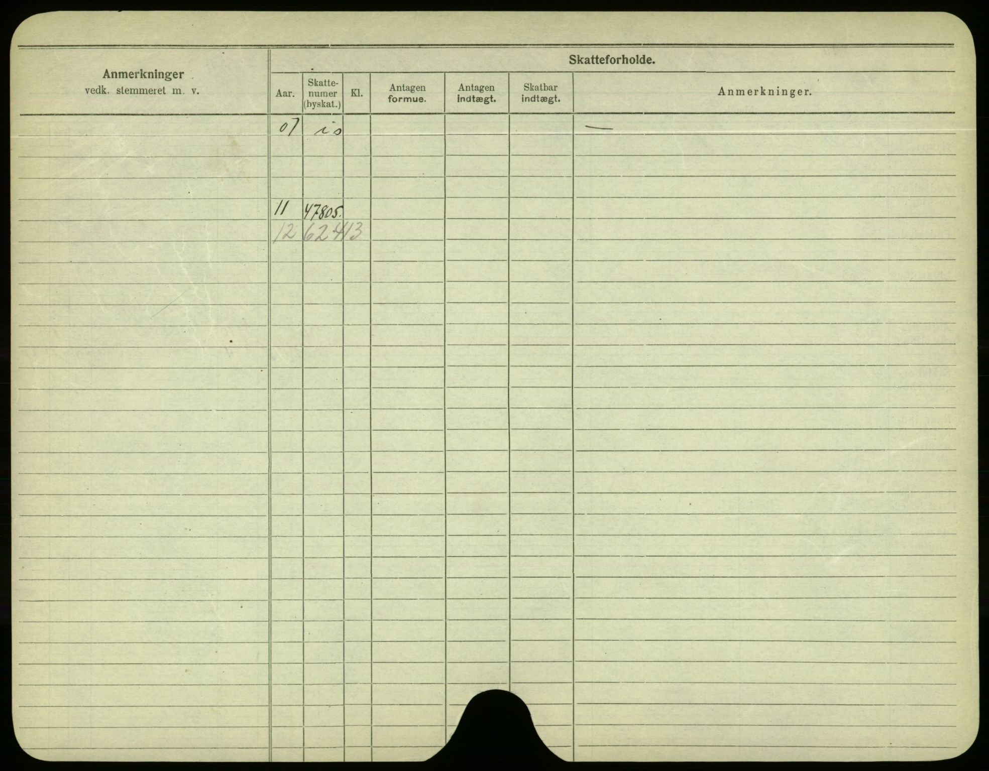 Oslo folkeregister, Registerkort, AV/SAO-A-11715/F/Fa/Fac/L0004: Menn, 1906-1914, p. 954b