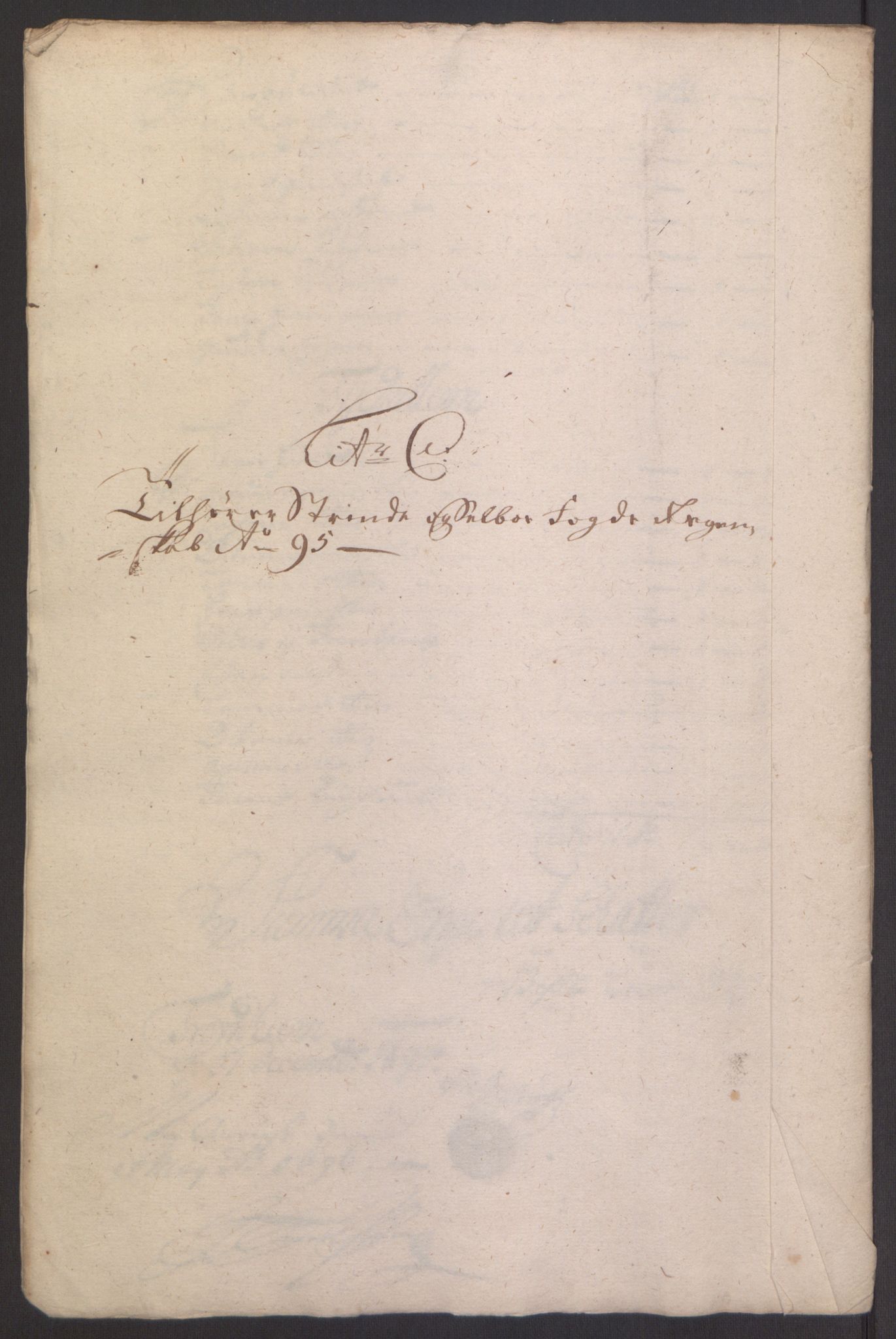 Rentekammeret inntil 1814, Reviderte regnskaper, Fogderegnskap, RA/EA-4092/R61/L4105: Fogderegnskap Strinda og Selbu, 1695, p. 33