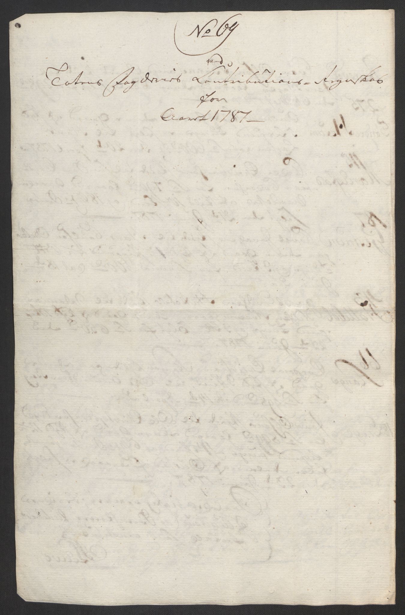 Rentekammeret inntil 1814, Reviderte regnskaper, Fogderegnskap, RA/EA-4092/R19/L1374: Fogderegnskap Toten, Hadeland og Vardal, 1787, p. 226