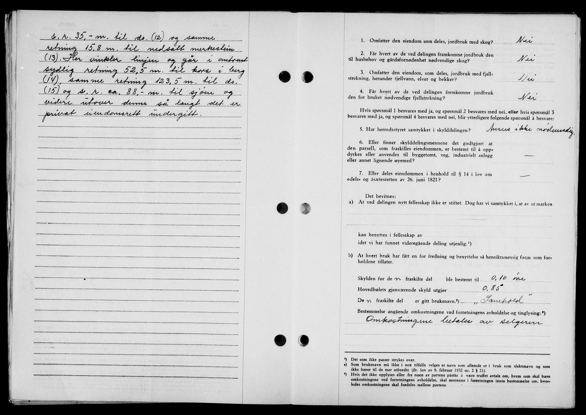 Lofoten sorenskriveri, SAT/A-0017/1/2/2C/L0022a: Mortgage book no. 22a, 1949-1950, Diary no: : 2627/1949