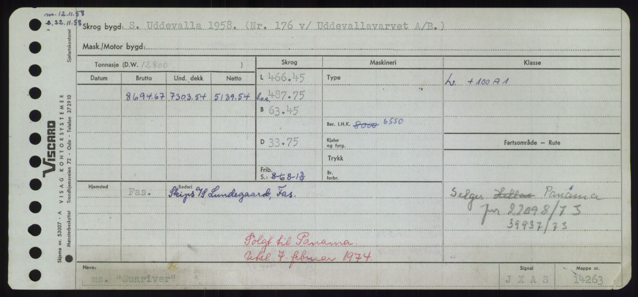 Sjøfartsdirektoratet med forløpere, Skipsmålingen, RA/S-1627/H/Hd/L0037: Fartøy, Su-Så, p. 201