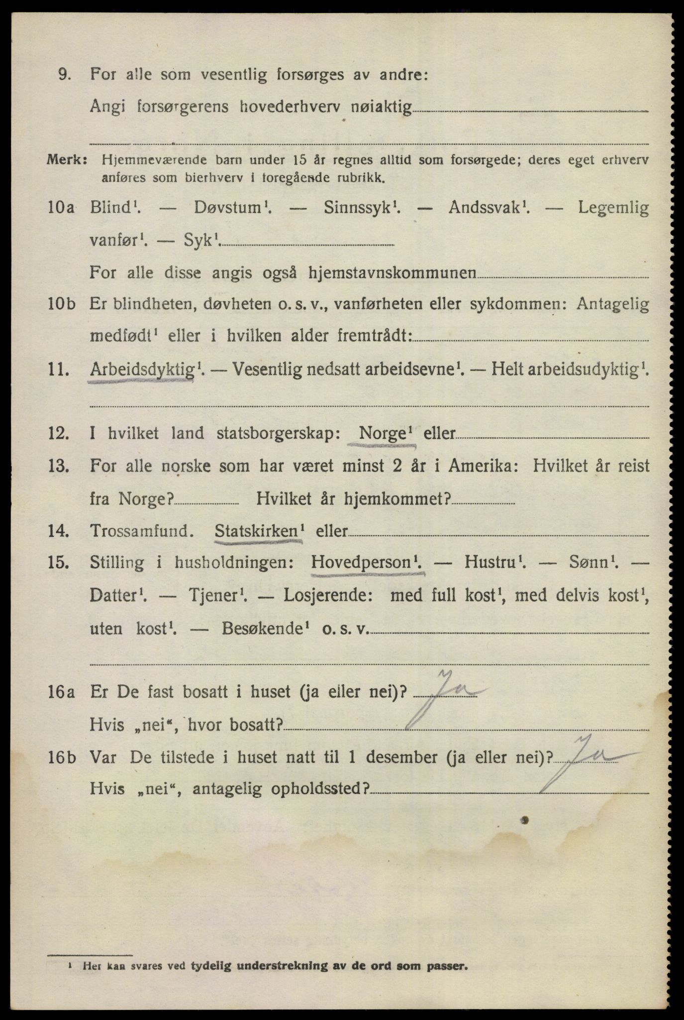 SAKO, 1920 census for Nes (Buskerud), 1920, p. 5509