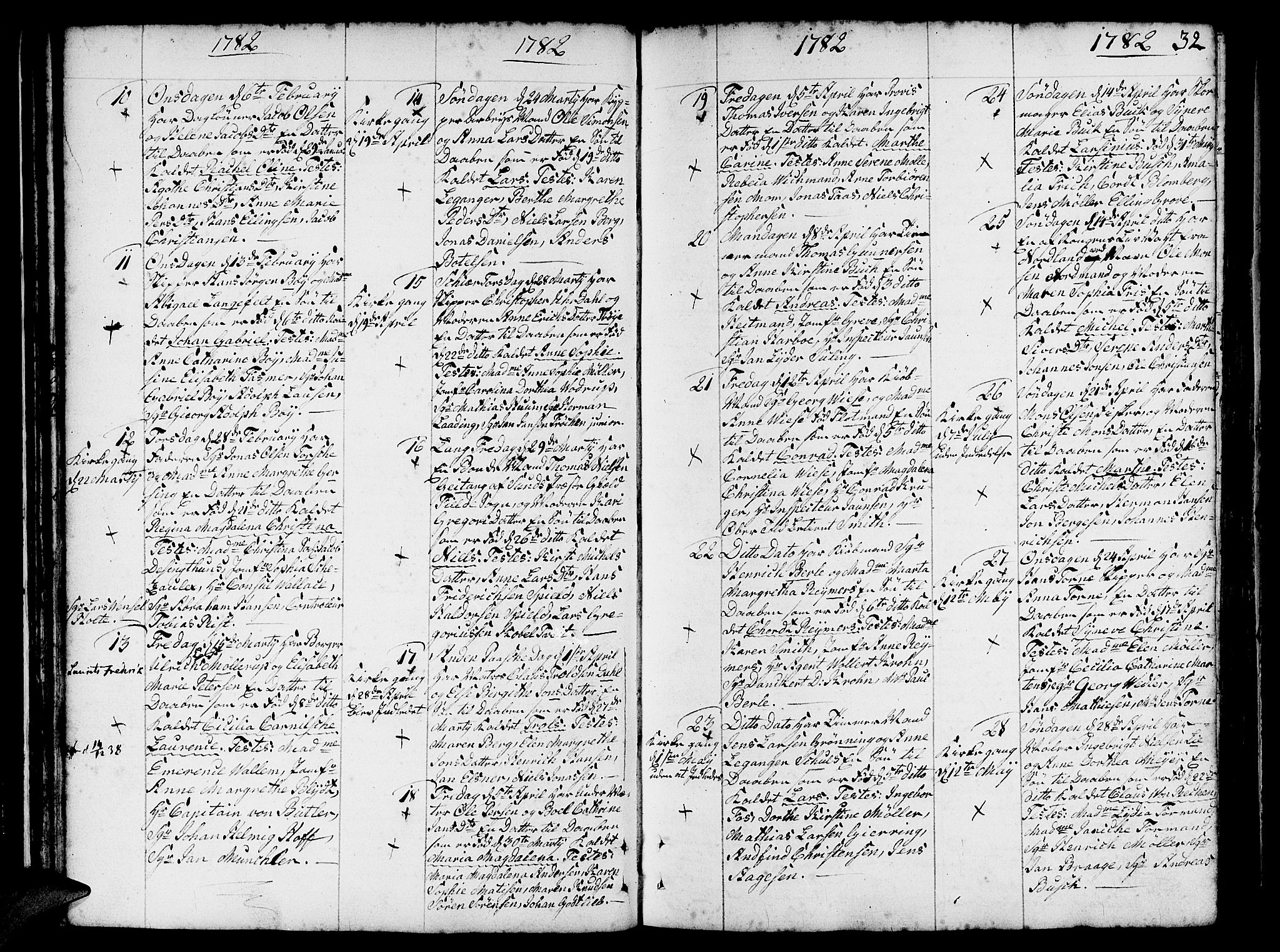 Nykirken Sokneprestembete, AV/SAB-A-77101/H/Haa/L0005: Parish register (official) no. A 5, 1775-1808, p. 32