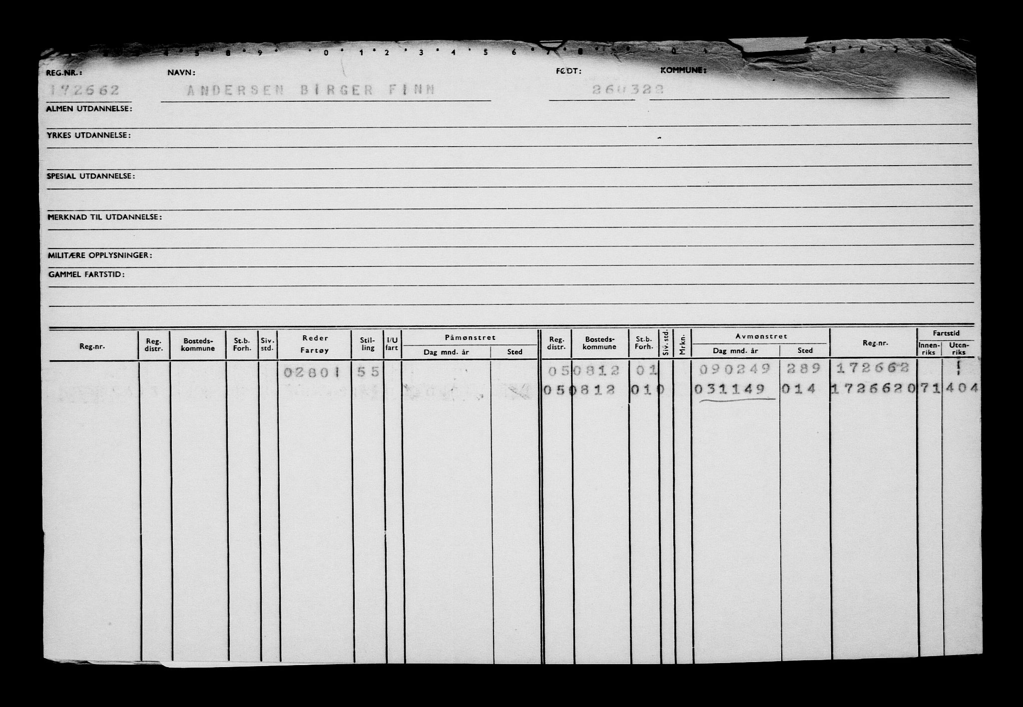 Direktoratet for sjømenn, AV/RA-S-3545/G/Gb/L0204: Hovedkort, 1922, p. 441