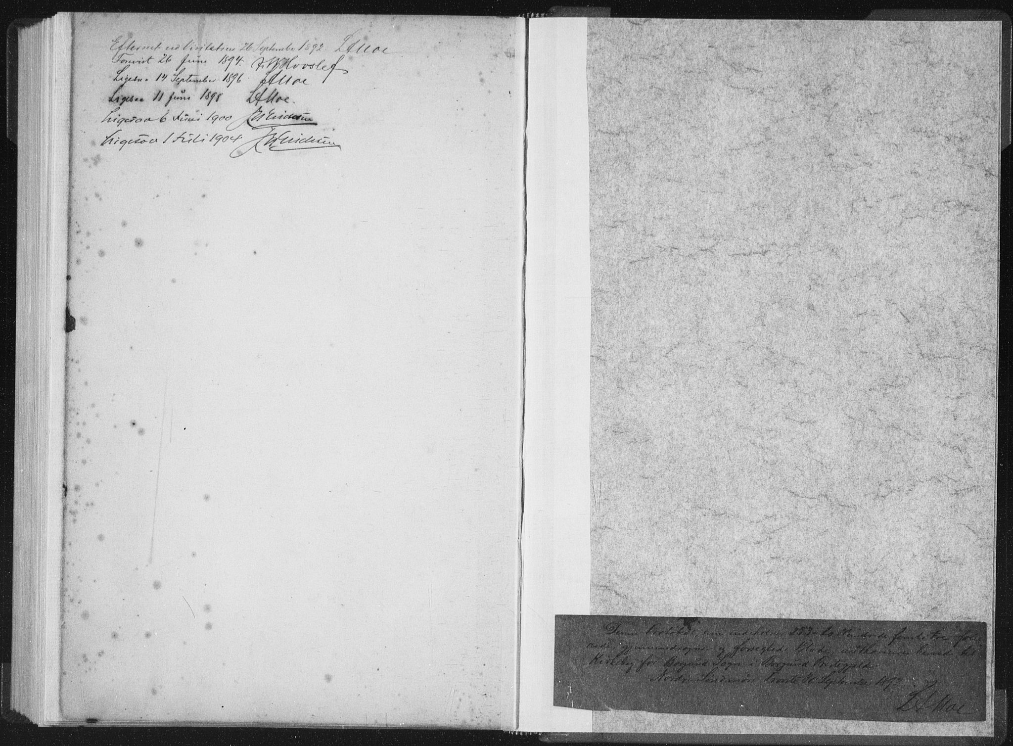 Ministerialprotokoller, klokkerbøker og fødselsregistre - Møre og Romsdal, AV/SAT-A-1454/528/L0405: Parish register (official) no. 528A14, 1891-1906