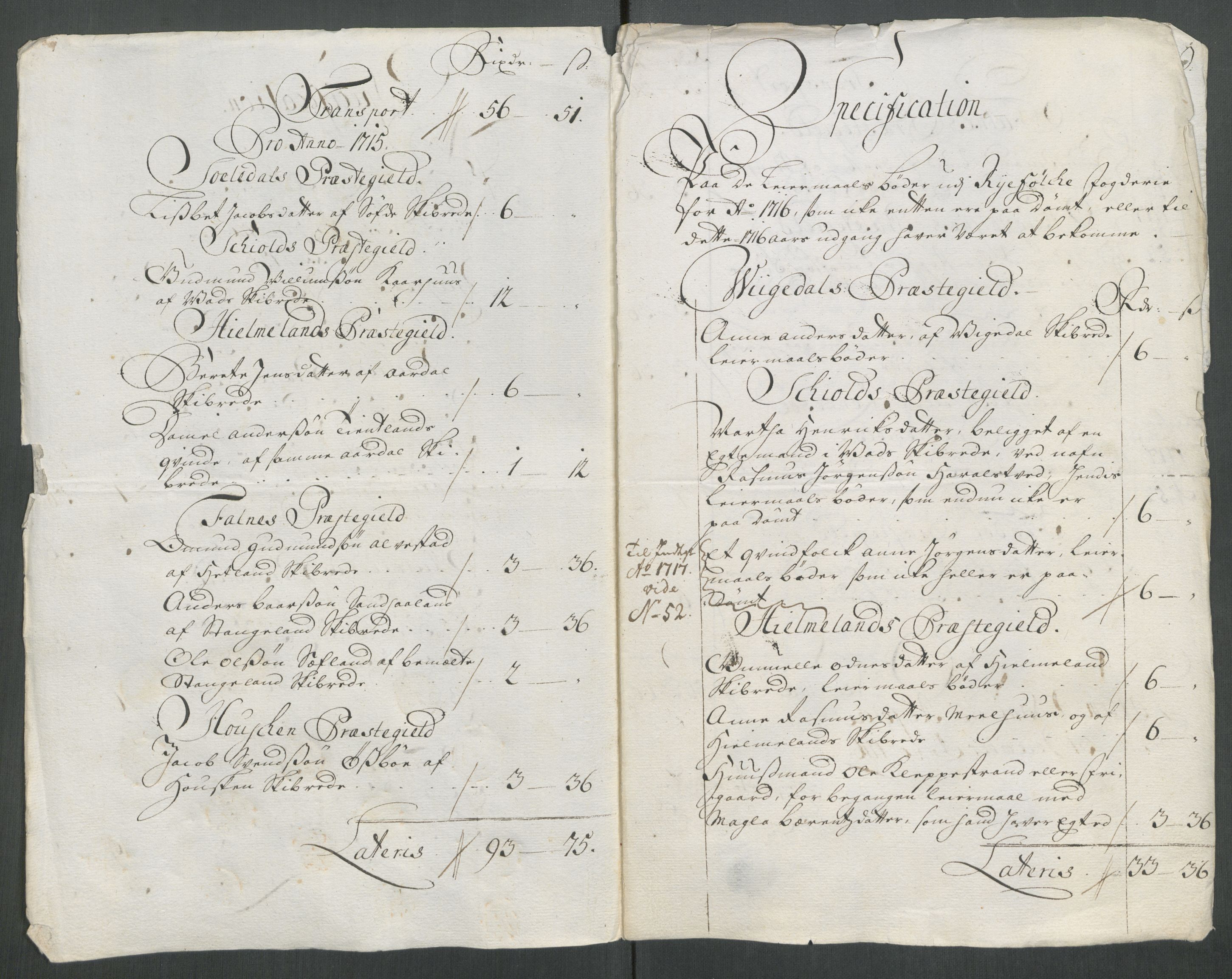 Rentekammeret inntil 1814, Reviderte regnskaper, Fogderegnskap, RA/EA-4092/R47/L2869: Fogderegnskap Ryfylke, 1716, p. 307