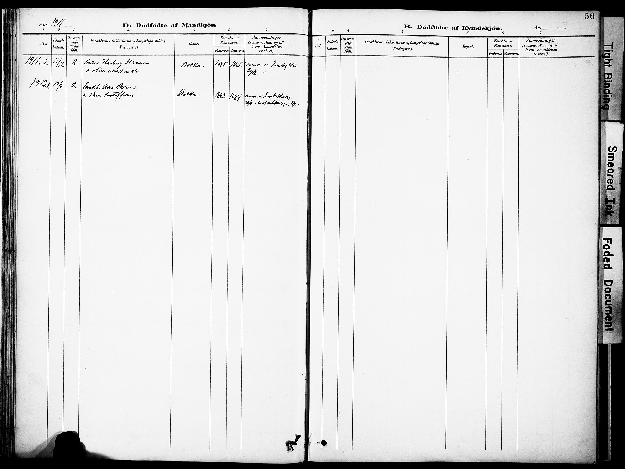 Nordre Land prestekontor, SAH/PREST-124/H/Ha/Haa/L0006: Parish register (official) no. 6, 1897-1914, p. 56