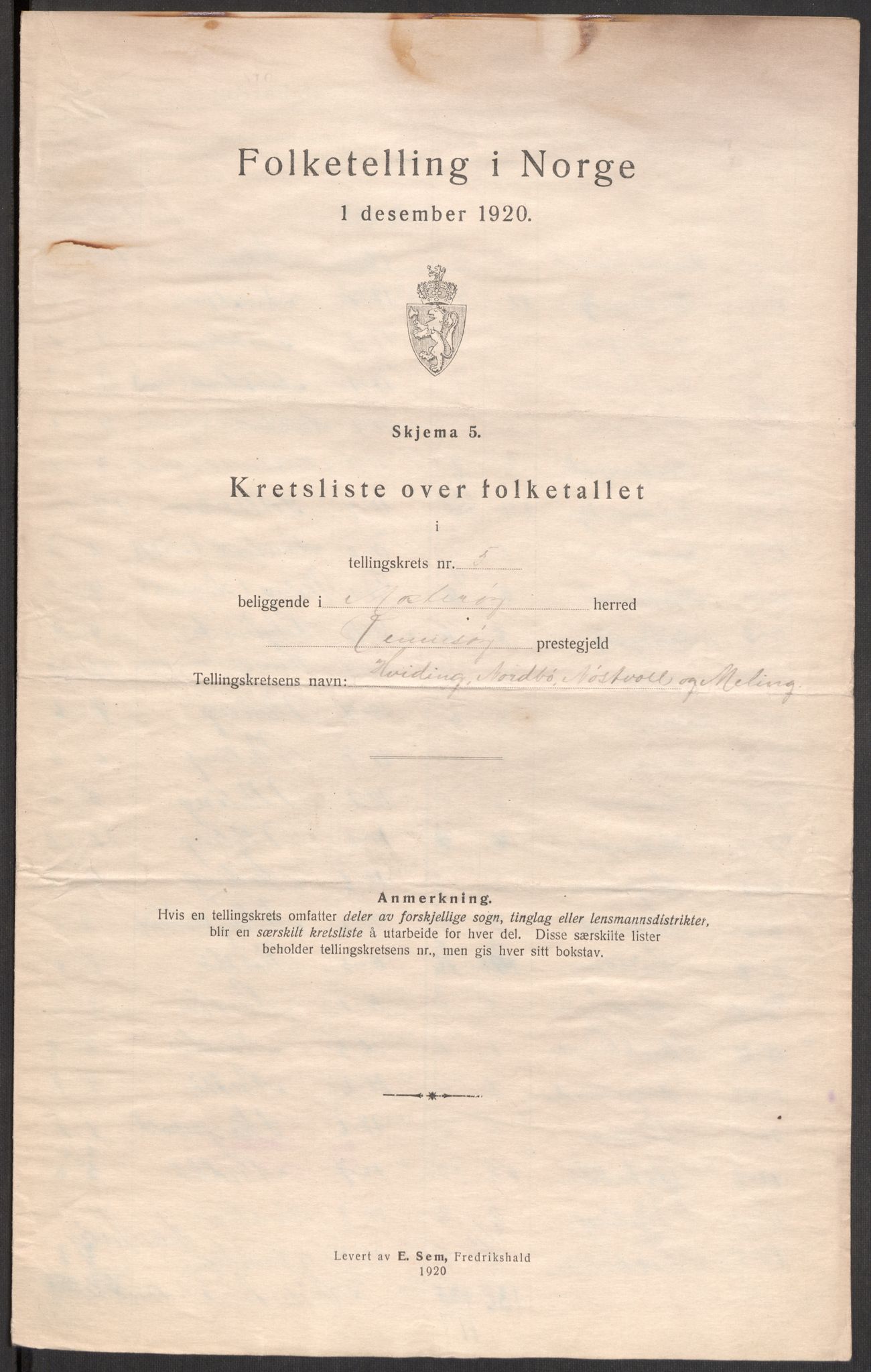 SAST, 1920 census for Mosterøy, 1920, p. 23