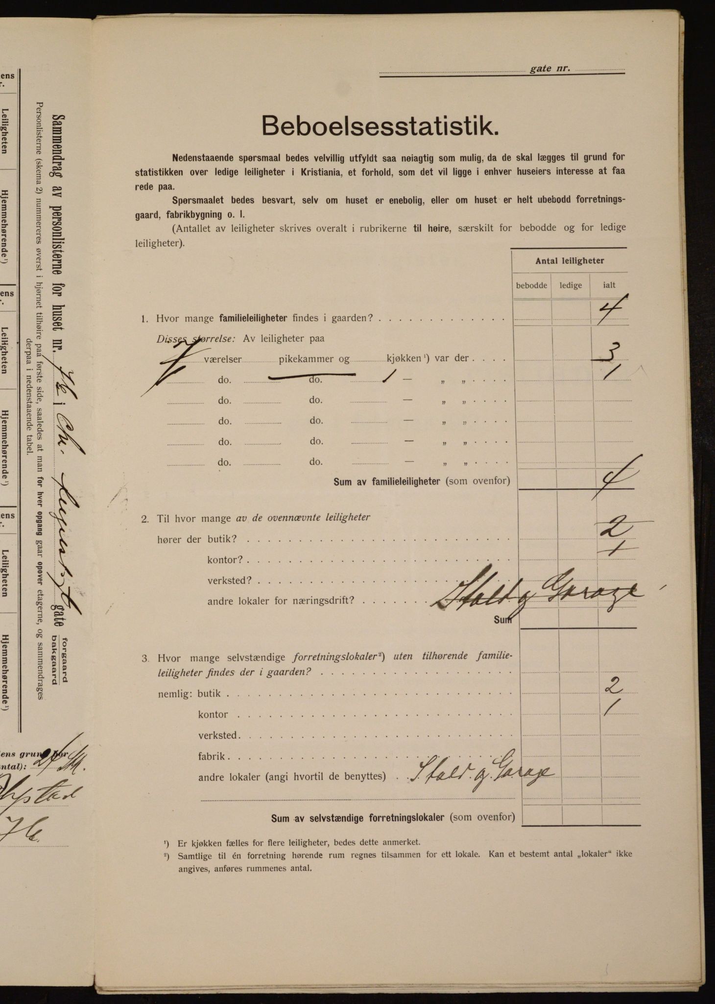 OBA, Municipal Census 1912 for Kristiania, 1912, p. 54236