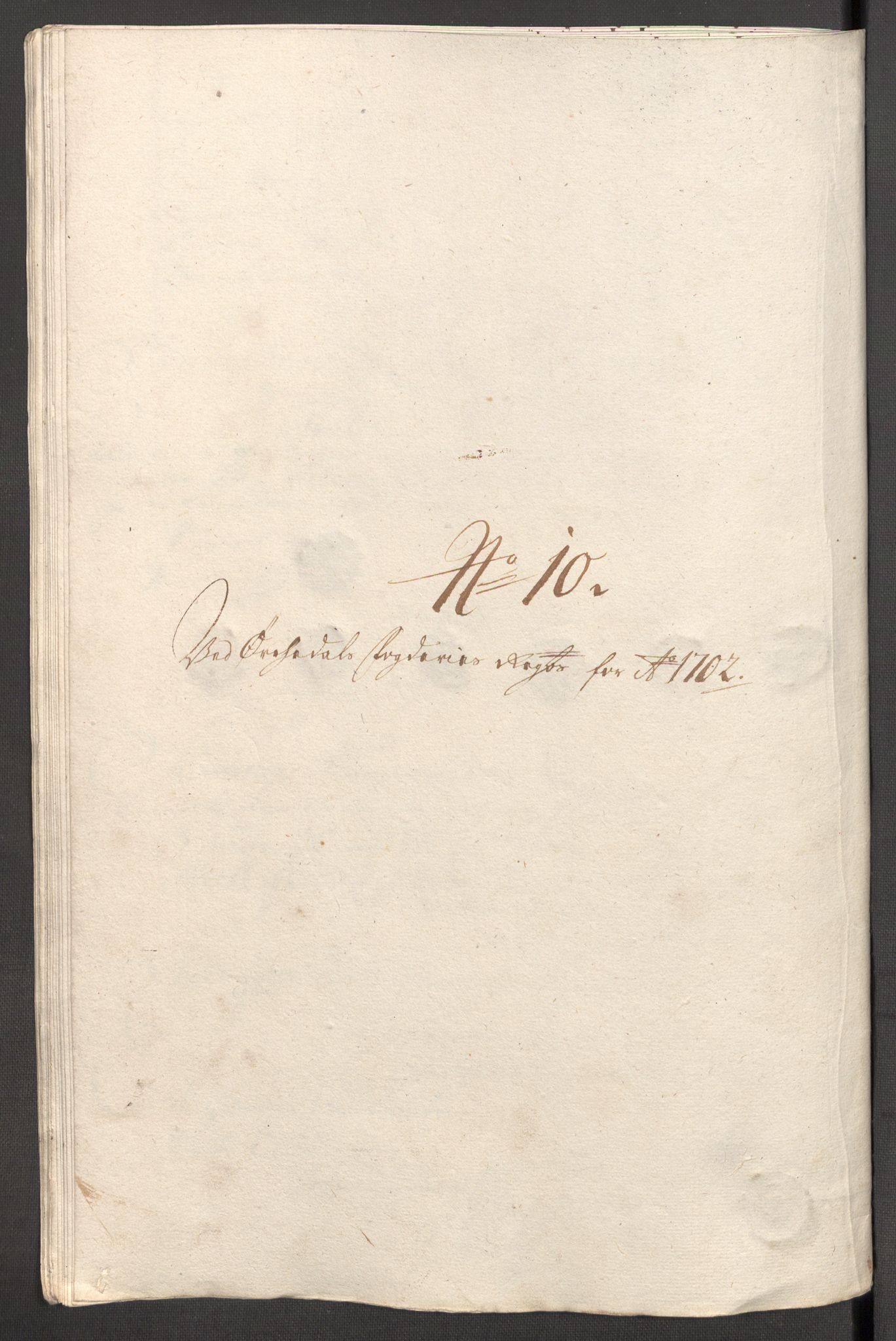 Rentekammeret inntil 1814, Reviderte regnskaper, Fogderegnskap, RA/EA-4092/R60/L3952: Fogderegnskap Orkdal og Gauldal, 1702, p. 146