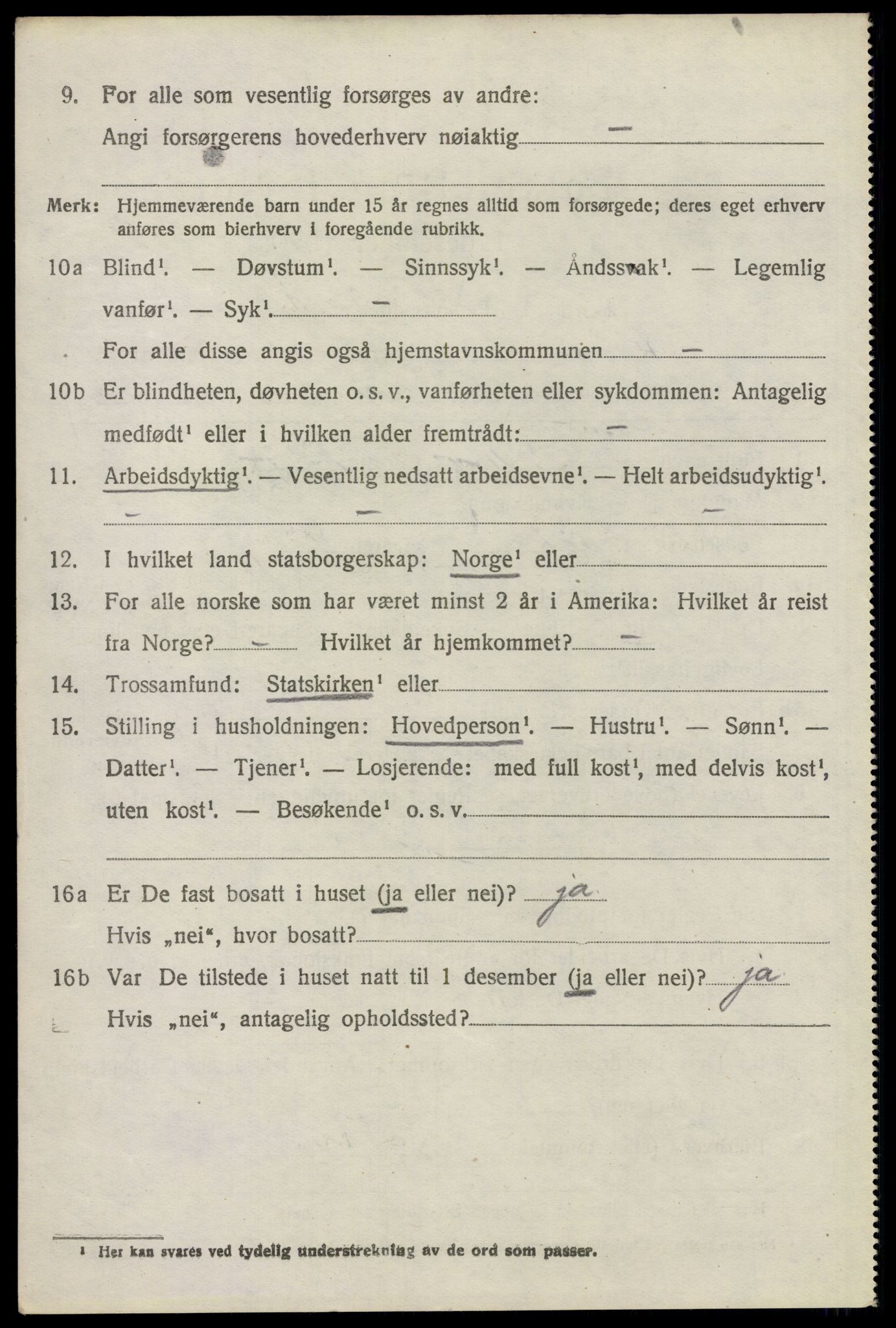 SAO, 1920 census for Kråkstad, 1920, p. 6888