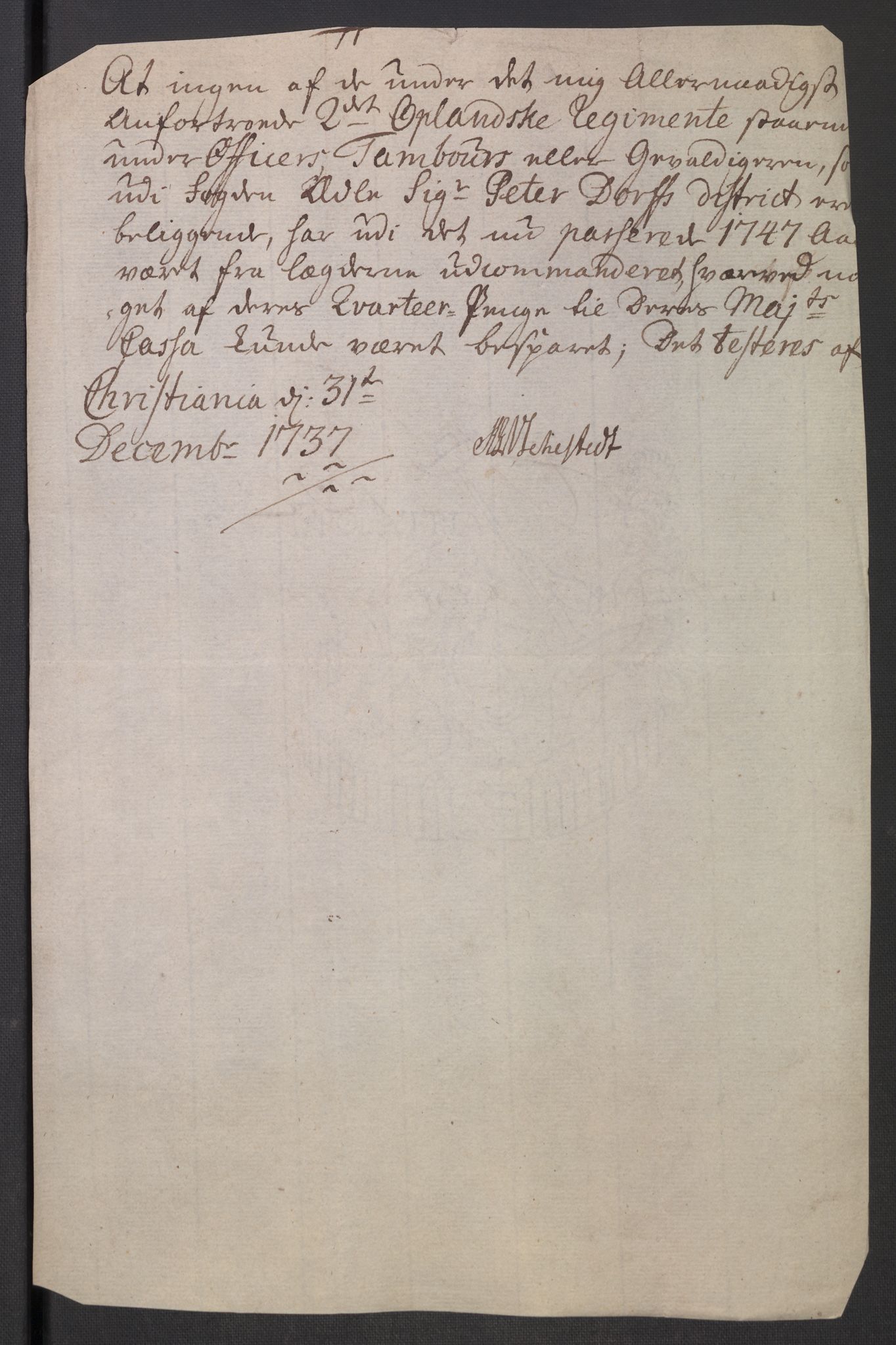Rentekammeret inntil 1814, Reviderte regnskaper, Fogderegnskap, RA/EA-4092/R18/L1346: Fogderegnskap Hadeland, Toten og Valdres, 1747-1748, p. 78