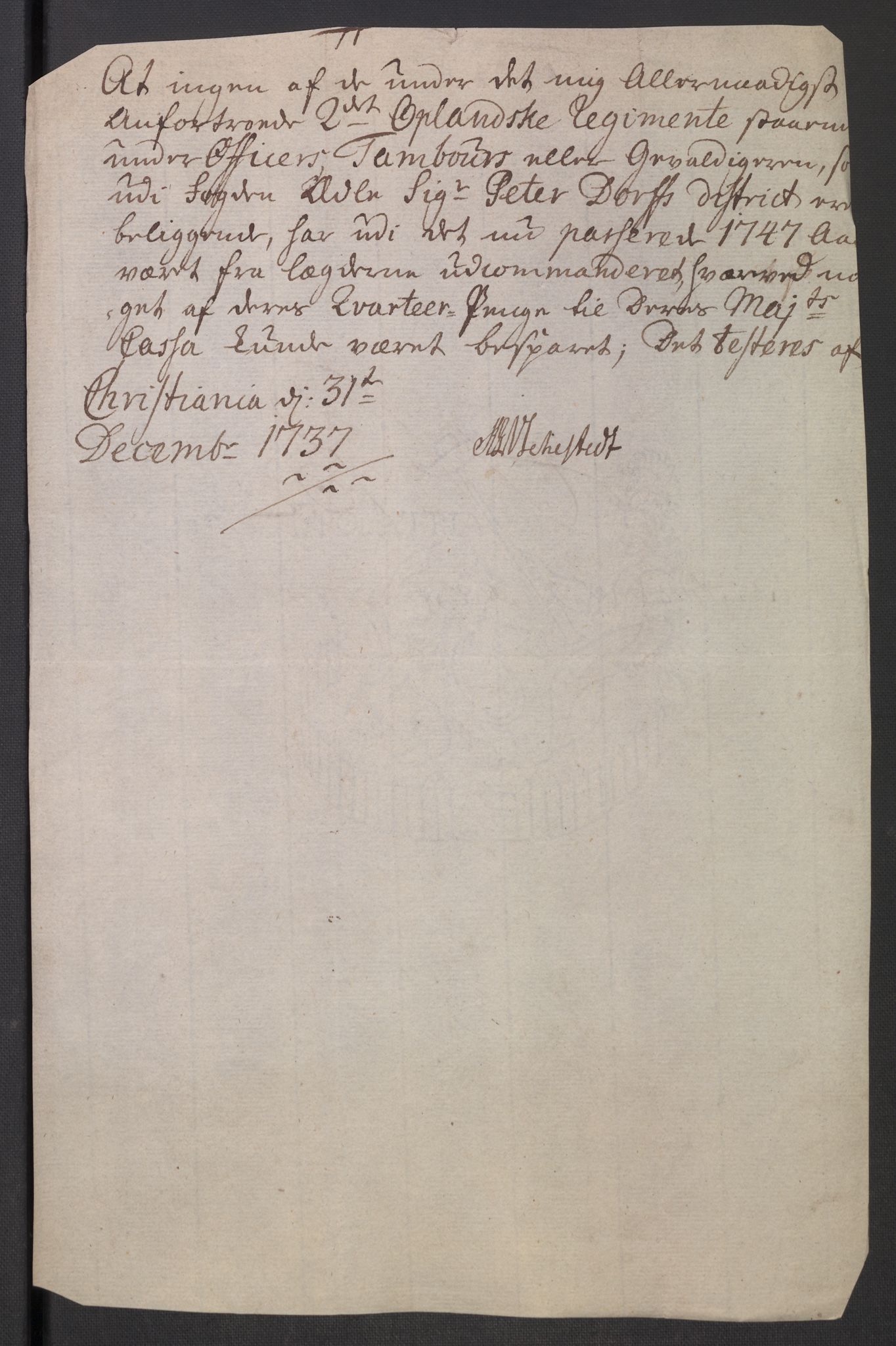 Rentekammeret inntil 1814, Reviderte regnskaper, Fogderegnskap, AV/RA-EA-4092/R18/L1346: Fogderegnskap Hadeland, Toten og Valdres, 1747-1748, p. 78
