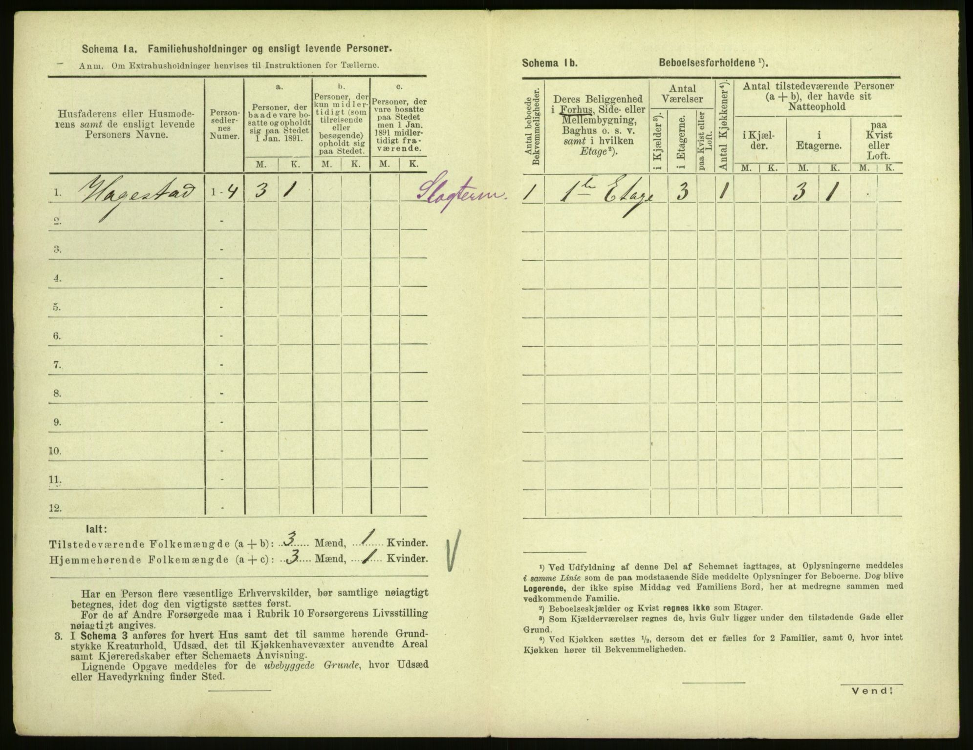 RA, 1891 census for 0904 Grimstad, 1891, p. 705