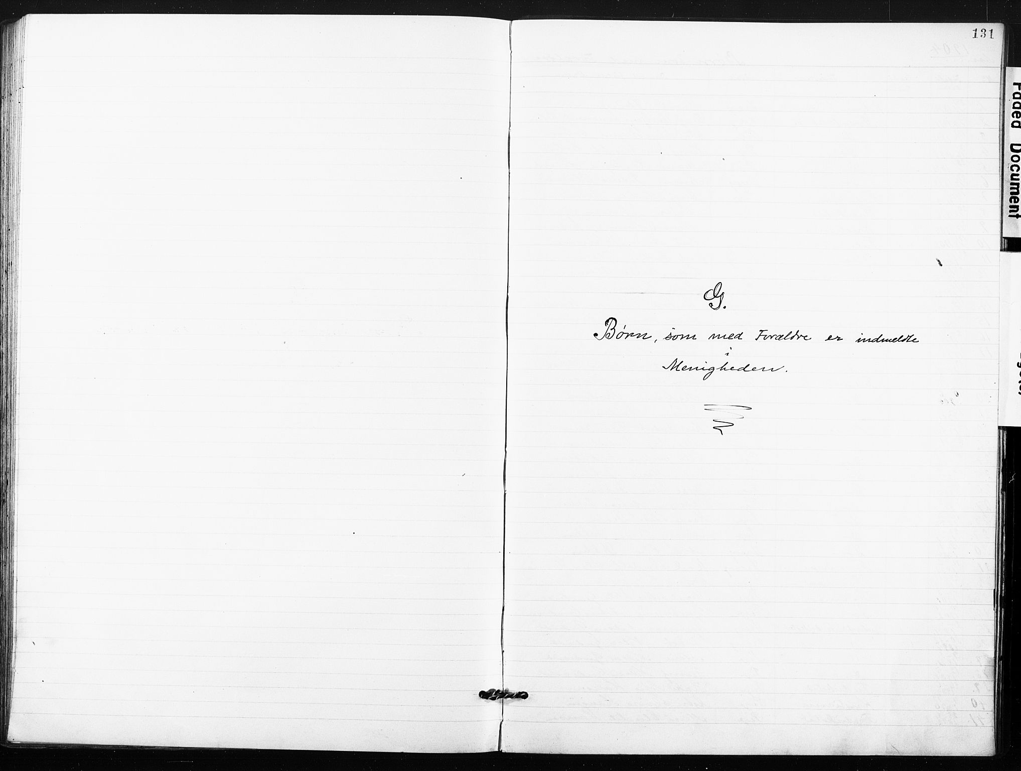 Kristi menighet Fredrikstad , SAO/PAO-0231/A/L0002: Dissenter register no. 2, 1904-1932, p. 131