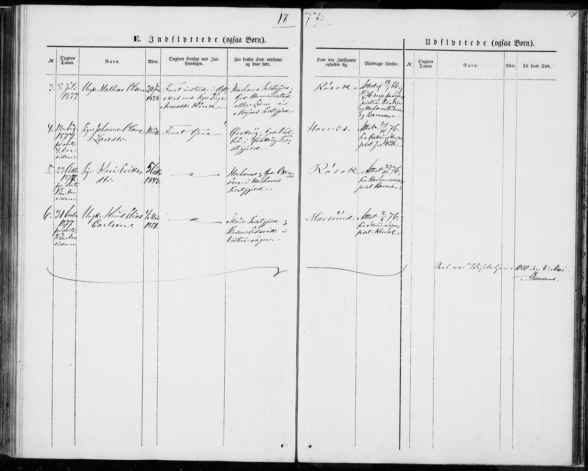 Ministerialprotokoller, klokkerbøker og fødselsregistre - Møre og Romsdal, AV/SAT-A-1454/561/L0728: Parish register (official) no. 561A02, 1858-1878, p. 147