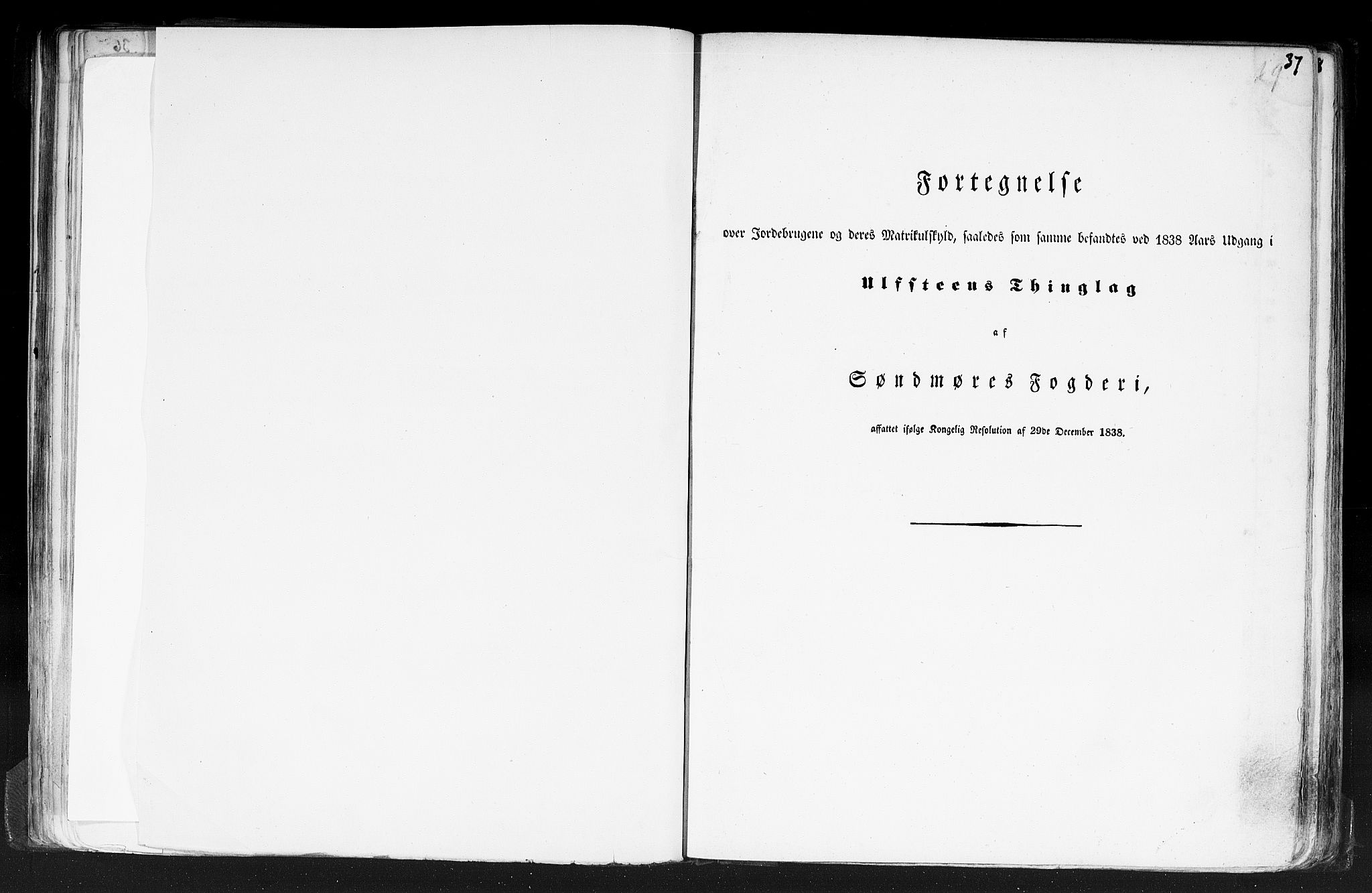 Rygh, AV/RA-PA-0034/F/Fb/L0013: Matrikkelen for 1838 - Romsdal amt (Møre og Romsdal fylke), 1838, p. 37a