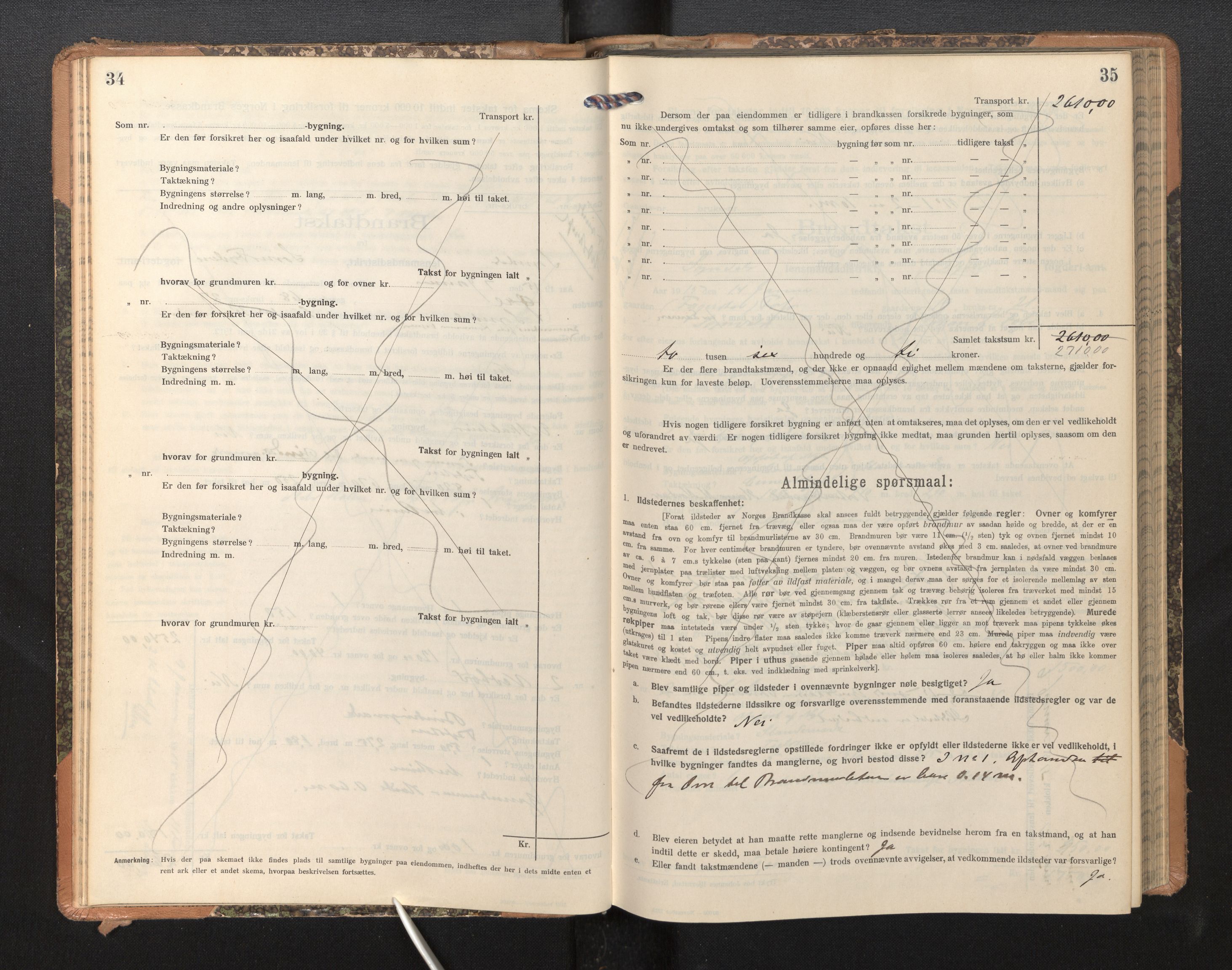 Lensmannen i Sogndal, AV/SAB-A-29901/0012/L0011: Branntakstprotokoll, skjematakst, 1914-1922, p. 34-35