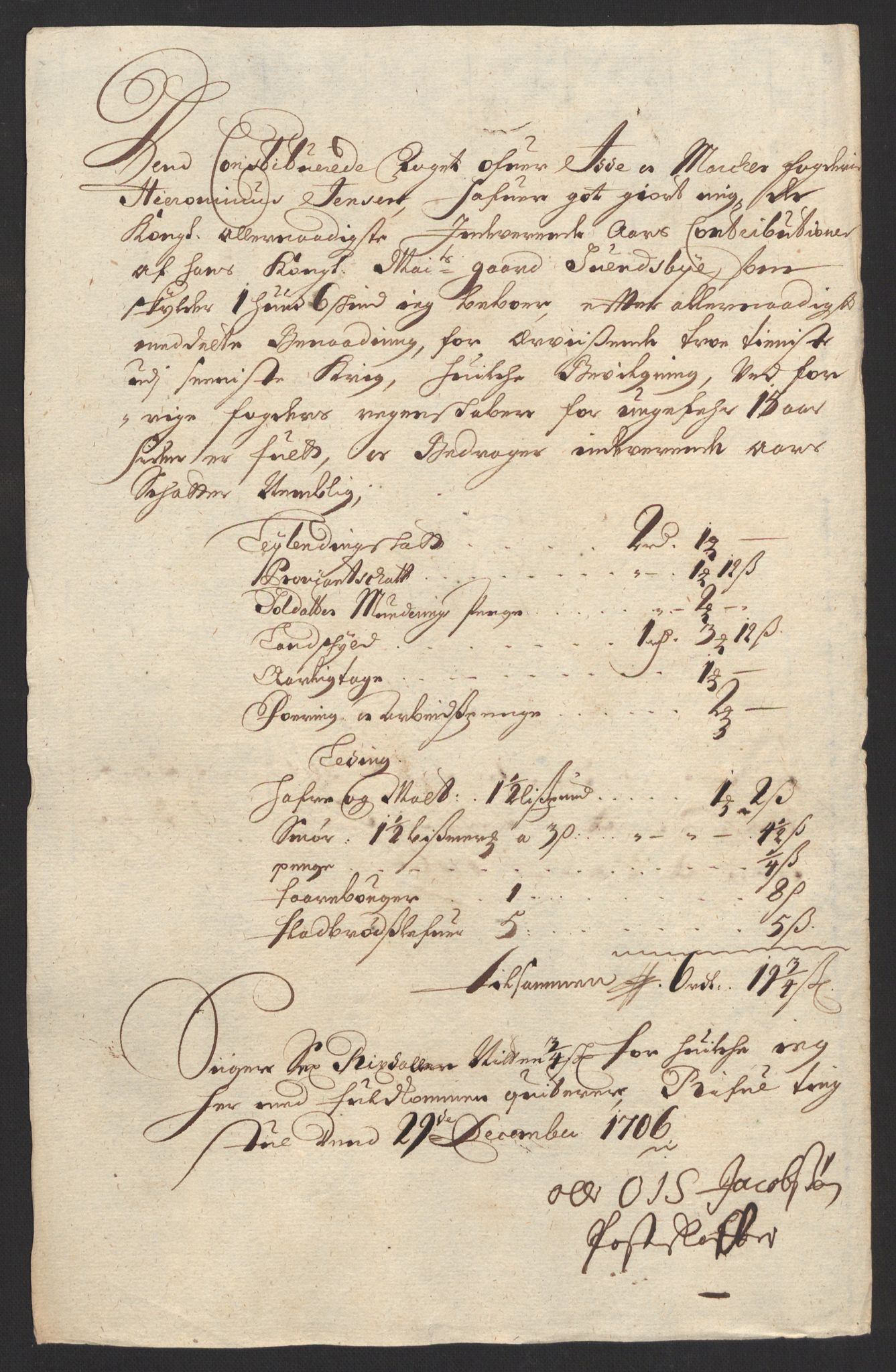 Rentekammeret inntil 1814, Reviderte regnskaper, Fogderegnskap, AV/RA-EA-4092/R01/L0017: Fogderegnskap Idd og Marker, 1704-1706, p. 450