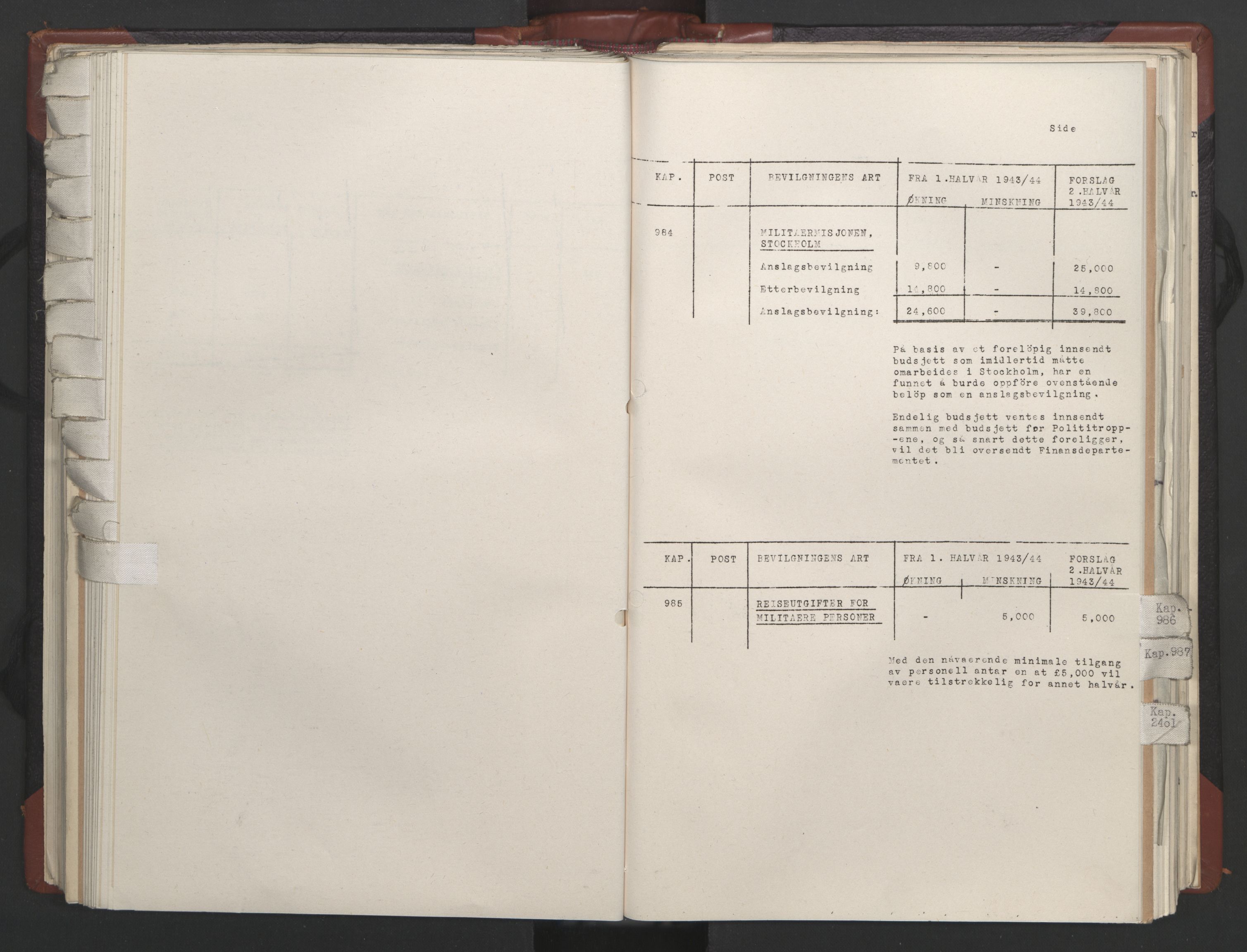Statsrådssekretariatet, RA/S-1001/A/Ac/L0124: Kgl. res. 14/1-30/6, 1944, p. 221