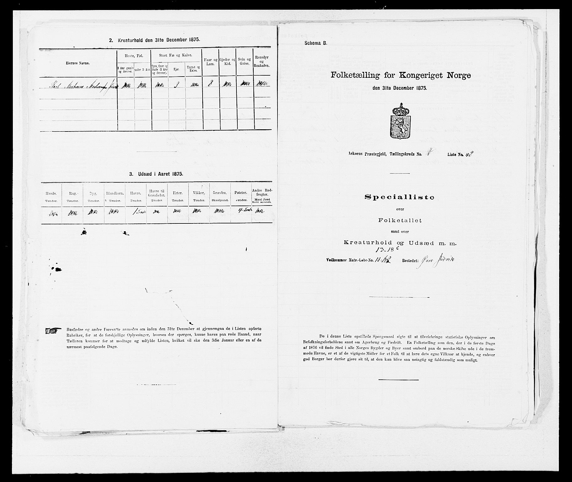 SAB, 1875 census for 1247P Askøy, 1875, p. 239