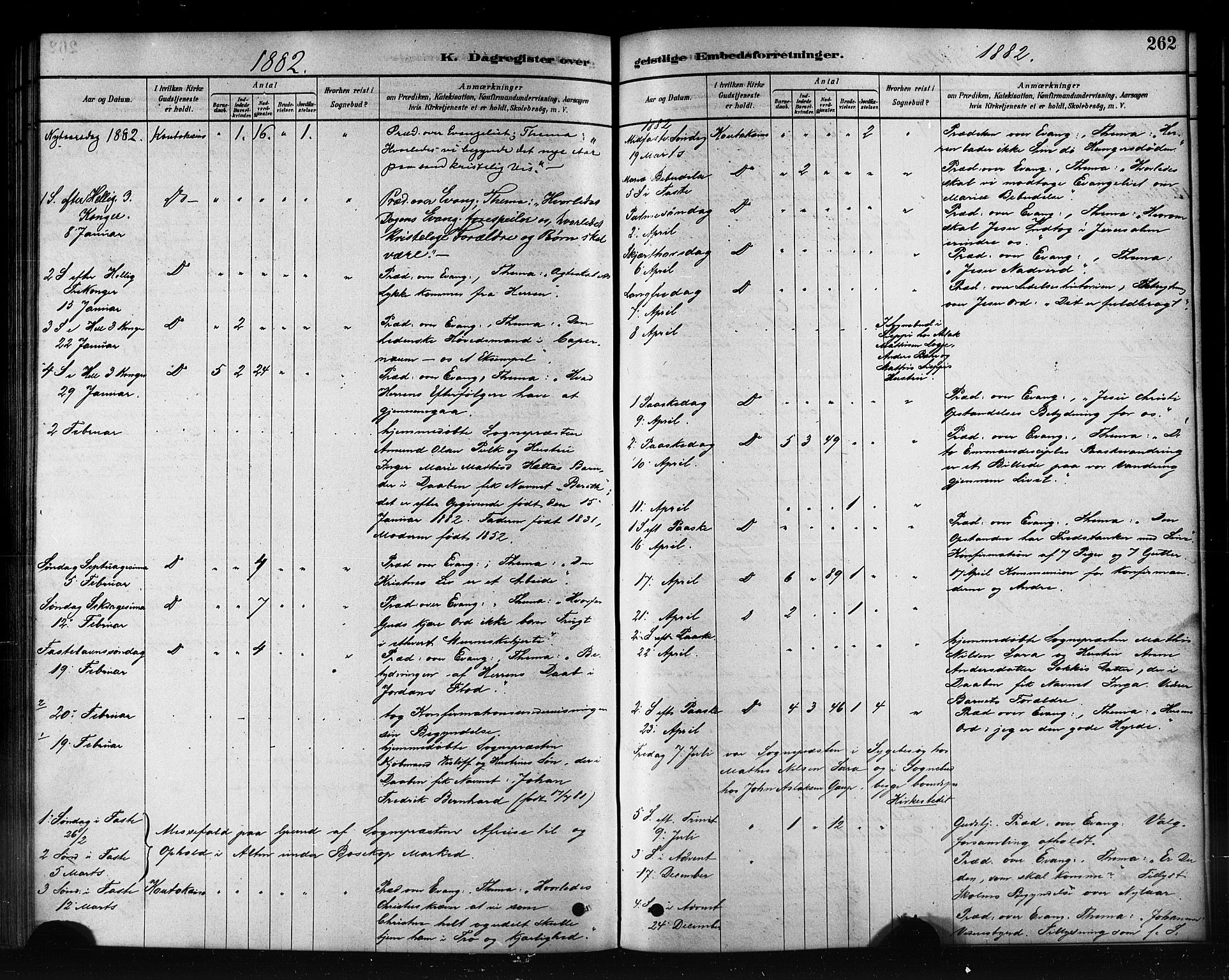 Kautokeino sokneprestembete, SATØ/S-1340/H/Hb/L0002.klokk: Parish register (copy) no. 2, 1877-1896, p. 262