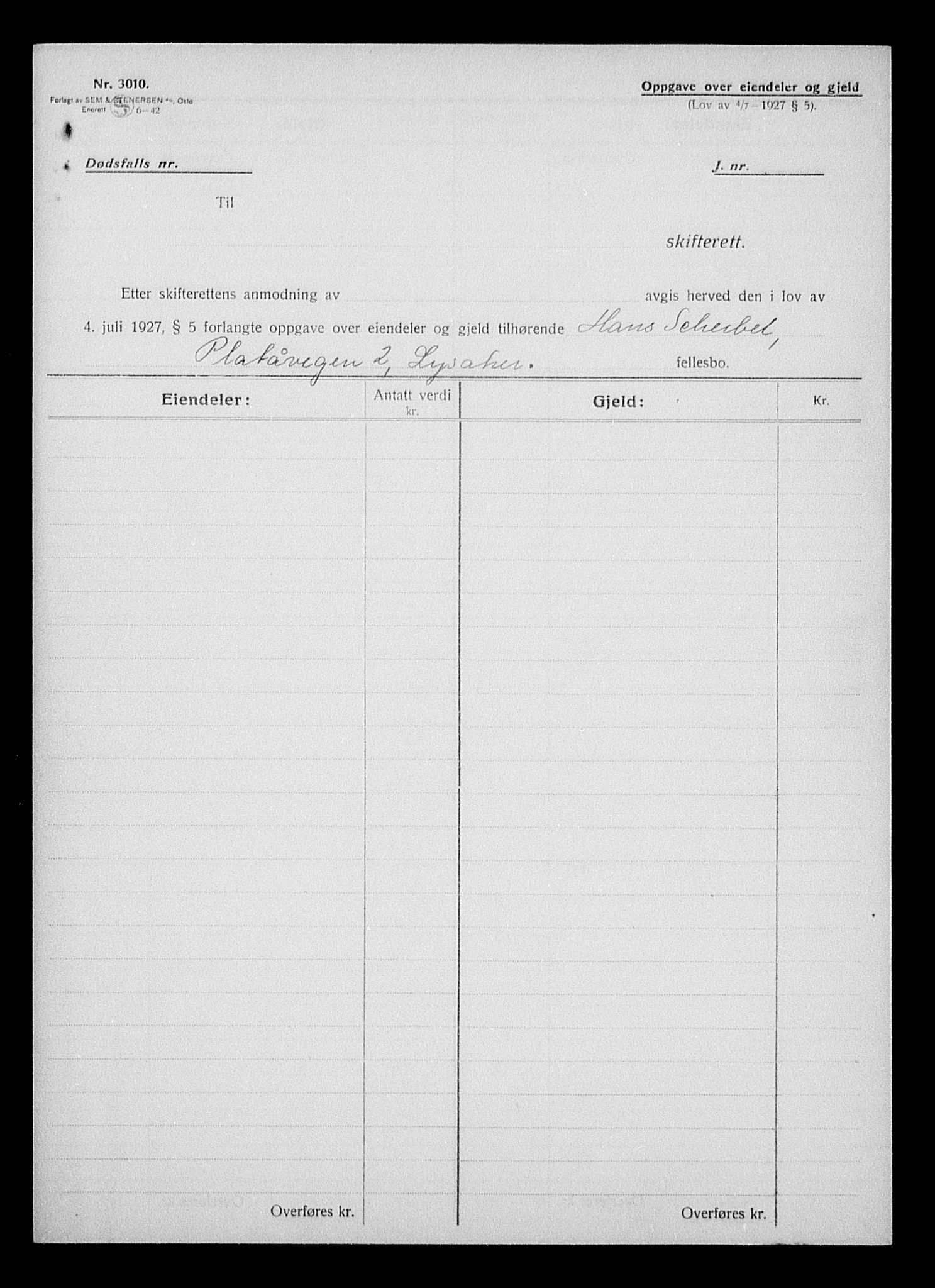 Justisdepartementet, Tilbakeføringskontoret for inndratte formuer, RA/S-1564/H/Hc/Hcc/L0978: --, 1945-1947, p. 582