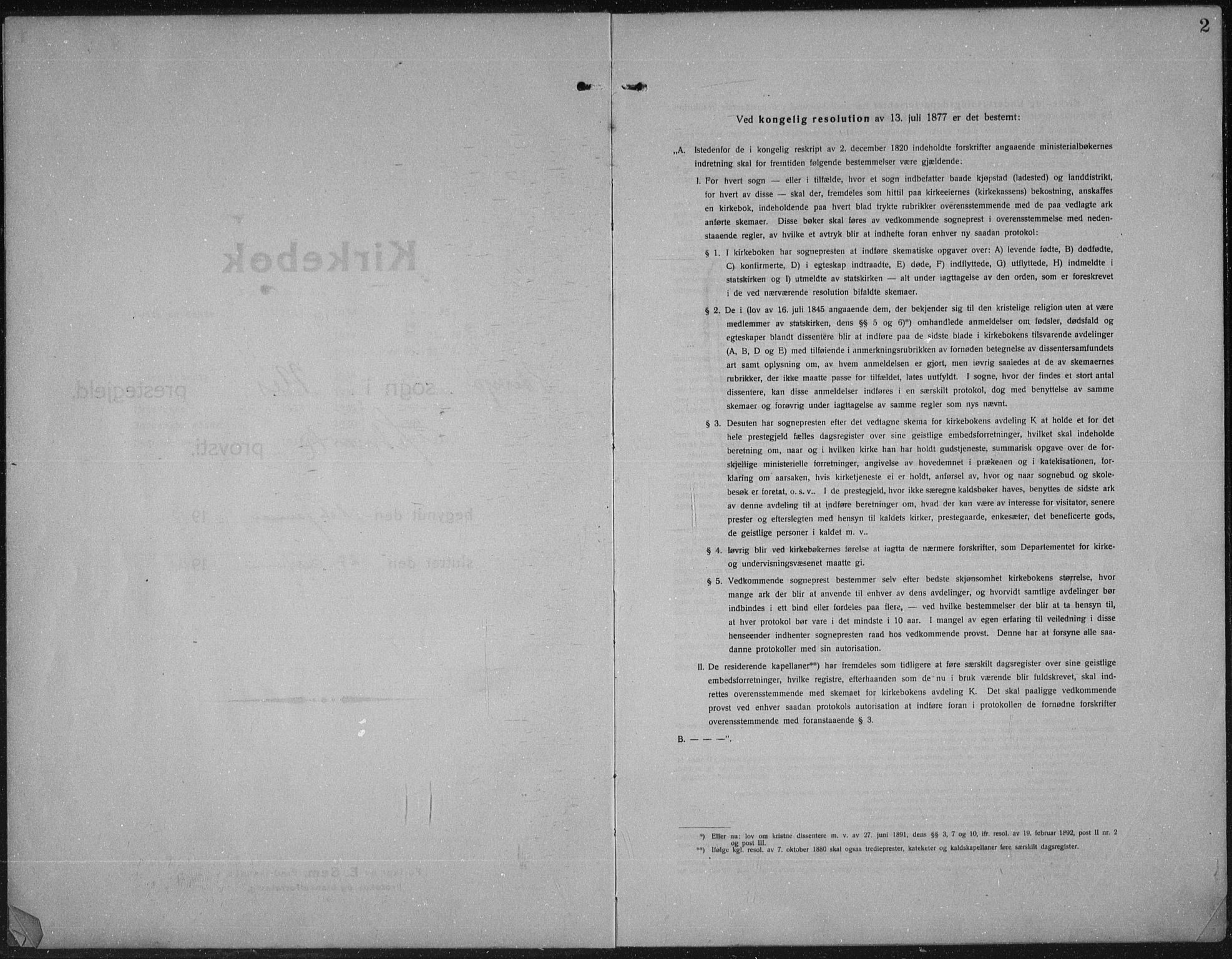 Nes prestekontor, Hedmark, SAH/PREST-020/L/La/L0009: Parish register (copy) no. 9, 1913-1936, p. 2
