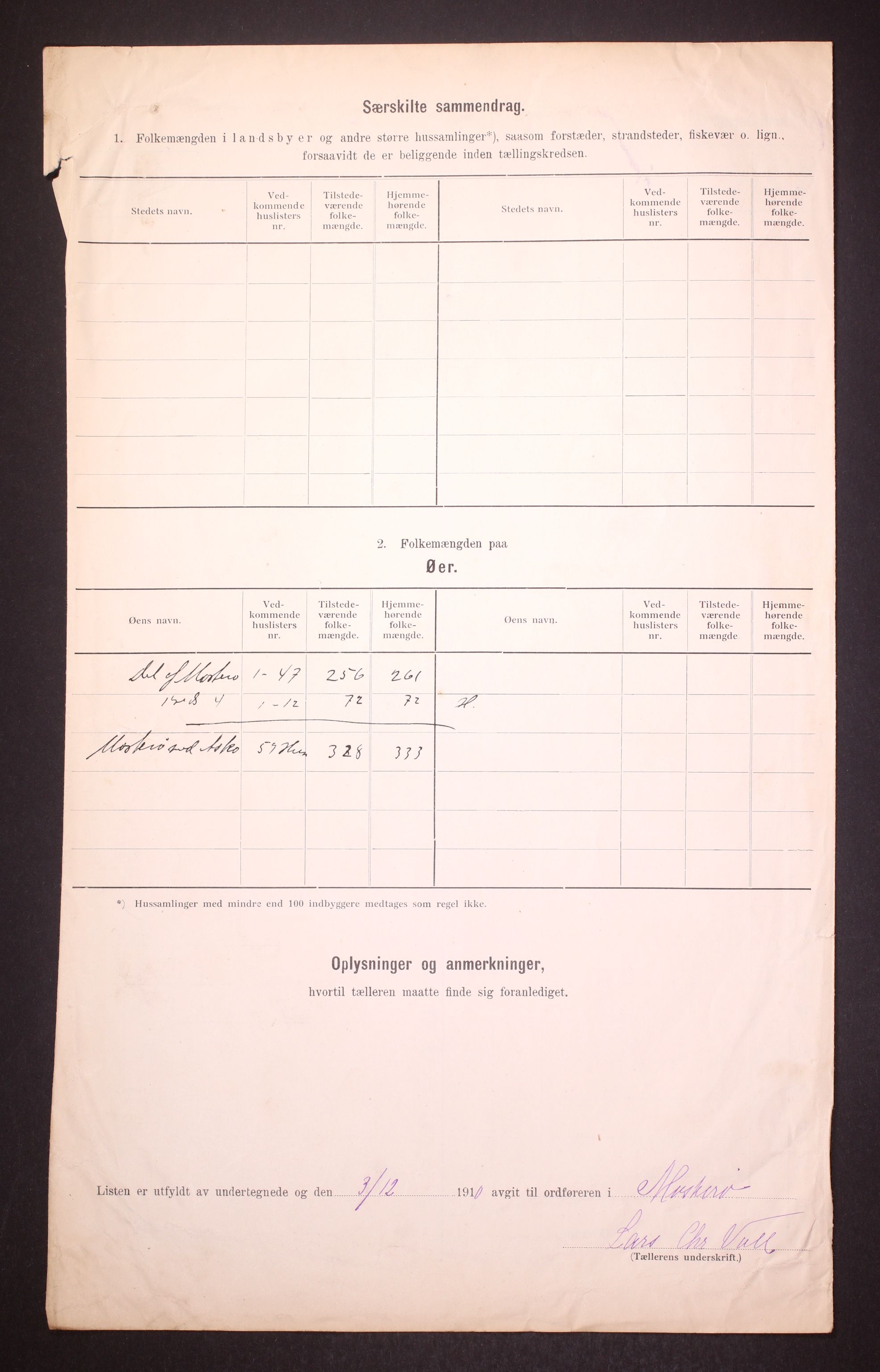 RA, 1910 census for Mosterøy, 1910, p. 12