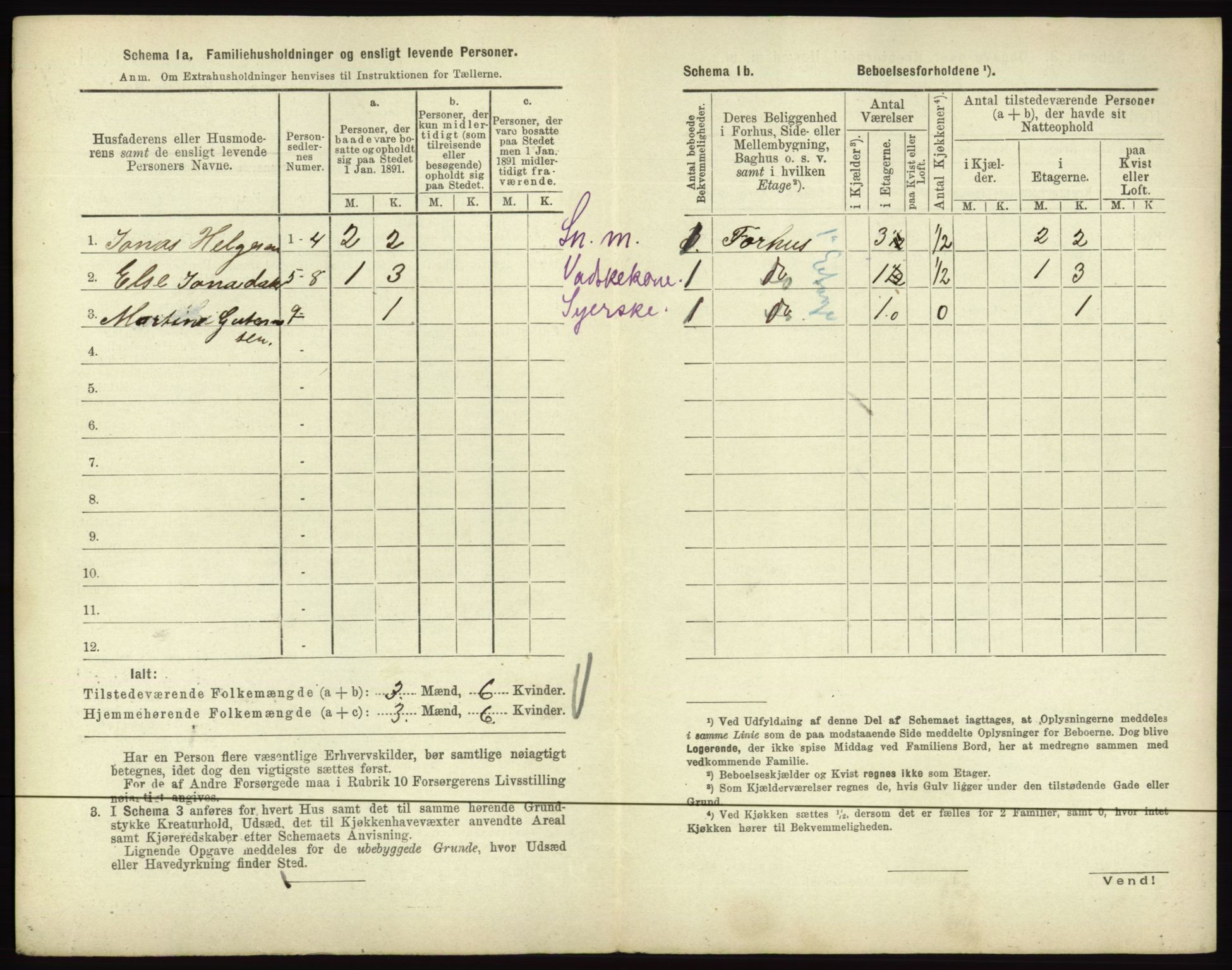 RA, 1891 census for 0601 Hønefoss, 1891, p. 226