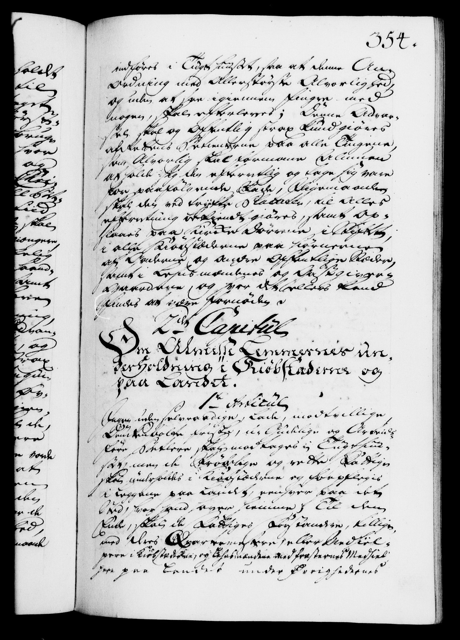 Danske Kanselli 1572-1799, AV/RA-EA-3023/F/Fc/Fca/Fcaa/L0032: Norske registre, 1741-1742, p. 354a