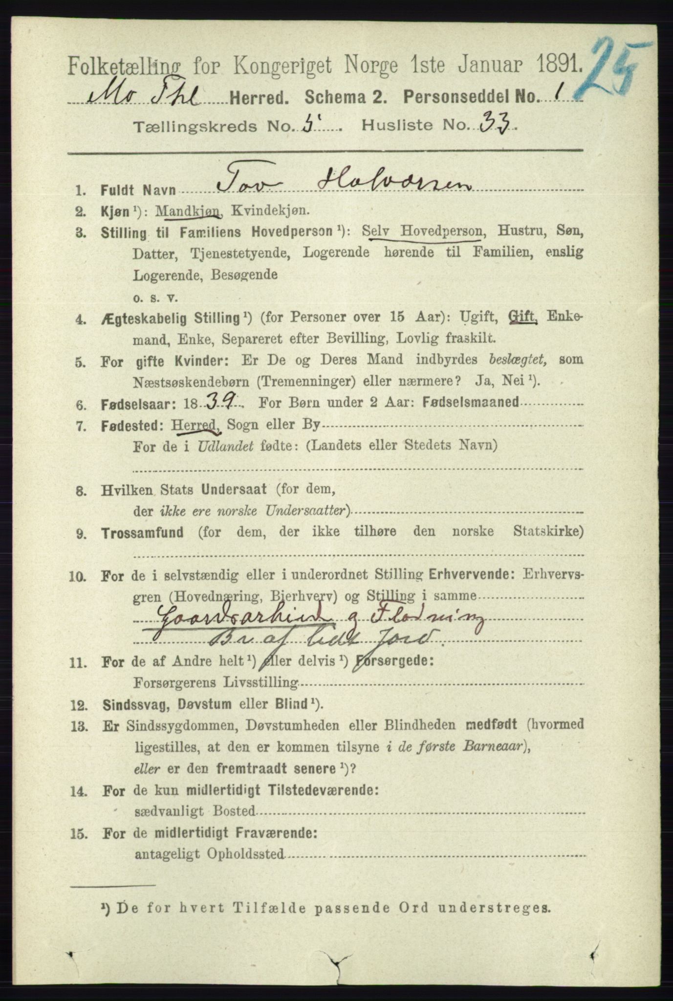 RA, 1891 census for 0832 Mo, 1891, p. 1476