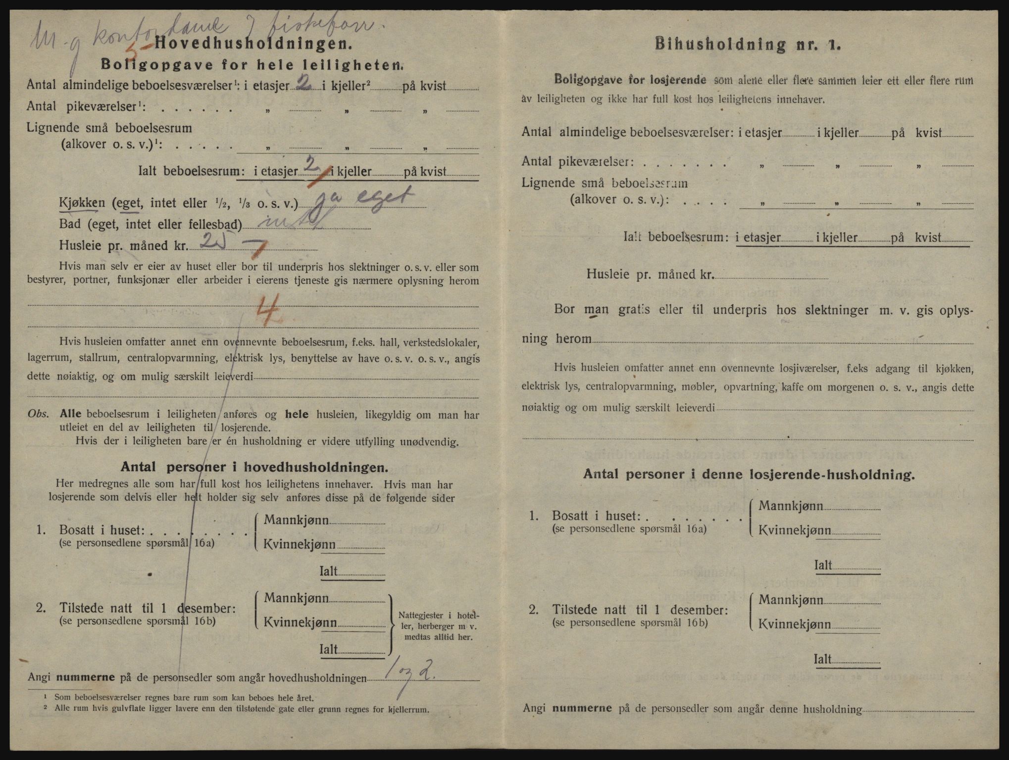 SATØ, 1920 census for Vardø, 1920, p. 1566