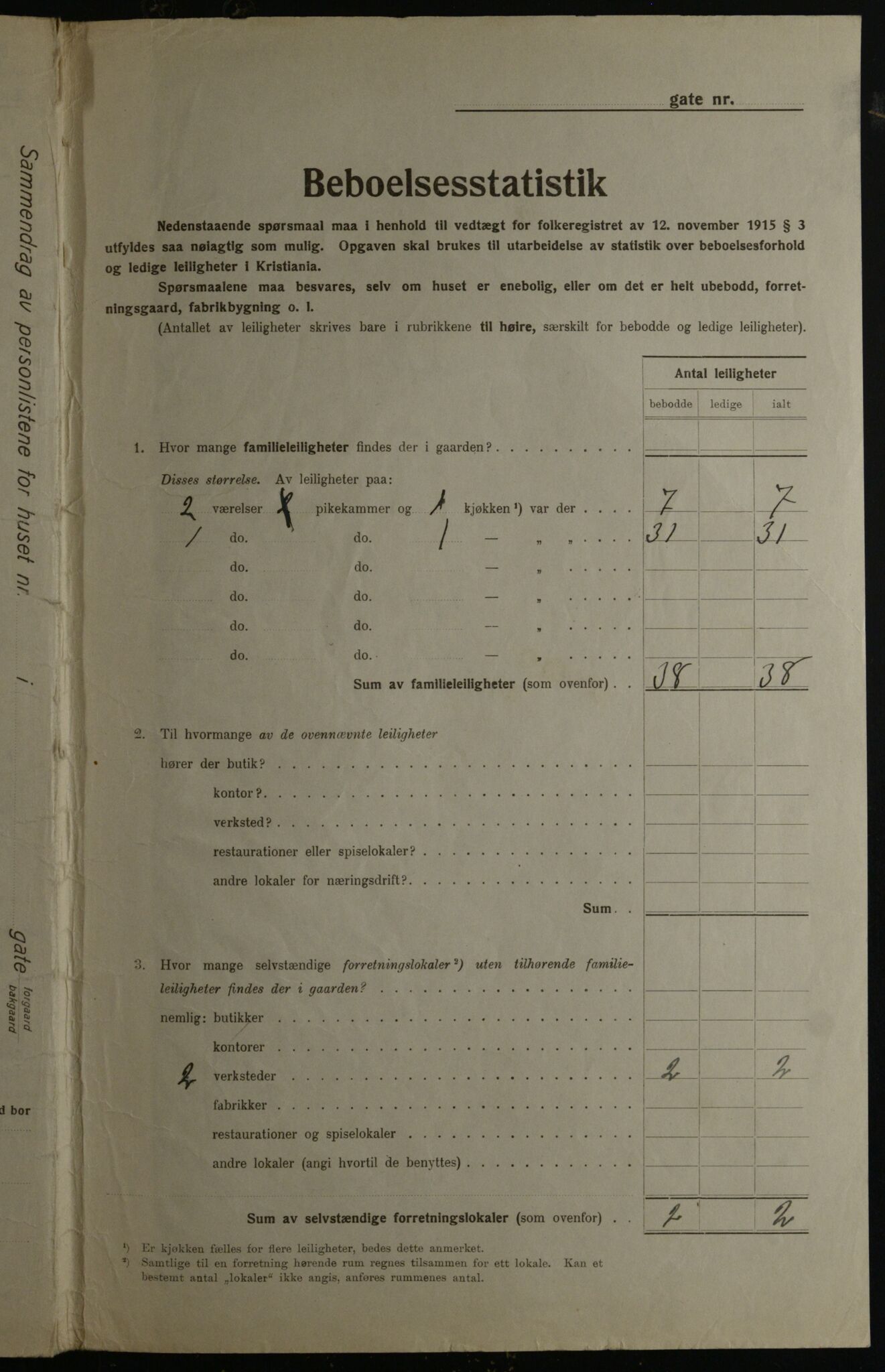 OBA, Municipal Census 1923 for Kristiania, 1923, p. 71670