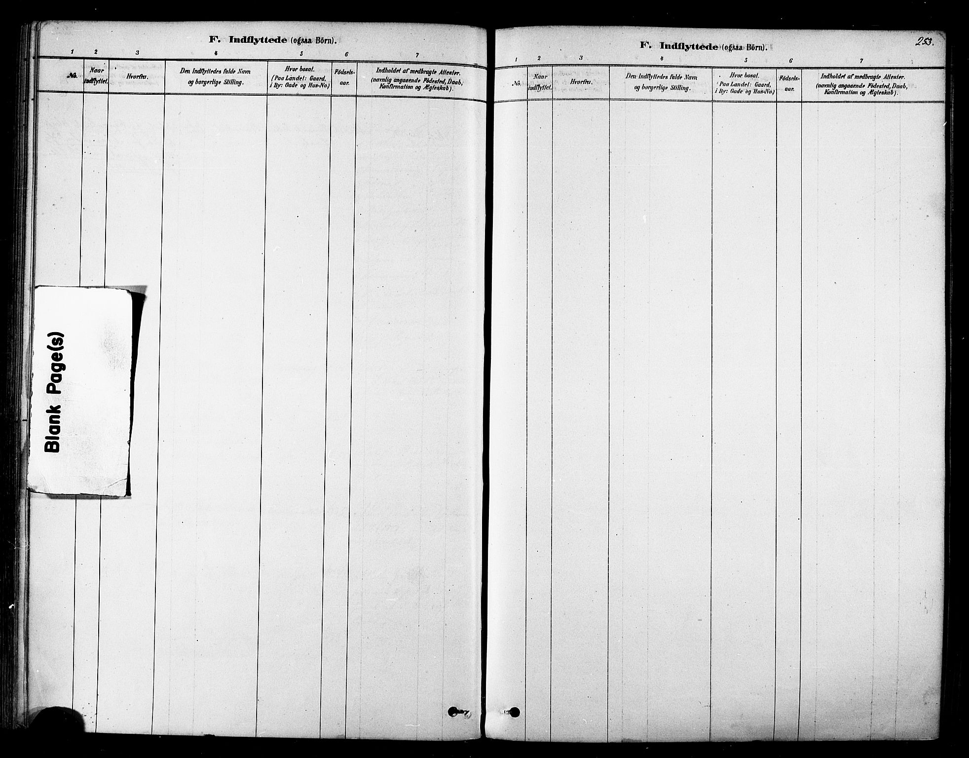 Tana sokneprestkontor, AV/SATØ-S-1334/H/Ha/L0004kirke: Parish register (official) no. 4, 1878-1891, p. 253