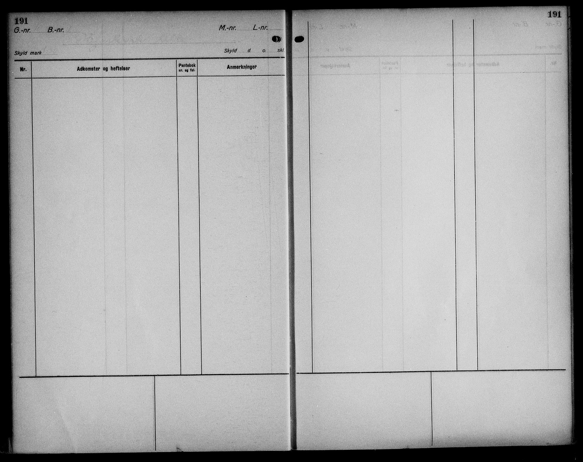 Steigen og Ofoten sorenskriveri, AV/SAT-A-0030/1/2/2A/L0029: Mortgage register no. 29, 1912-1954, p. 191