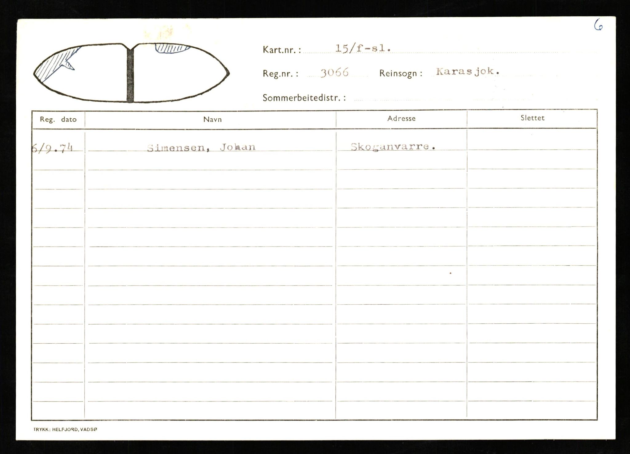 Lappefogden i Finnmark/Reindriftsforvaltningen Øst-Finnmark, AV/SATØ-S-1461/G/Ge/Gea/L0002: Karasjok (2:2) nr. 14-123456, 1934-1992, p. 4