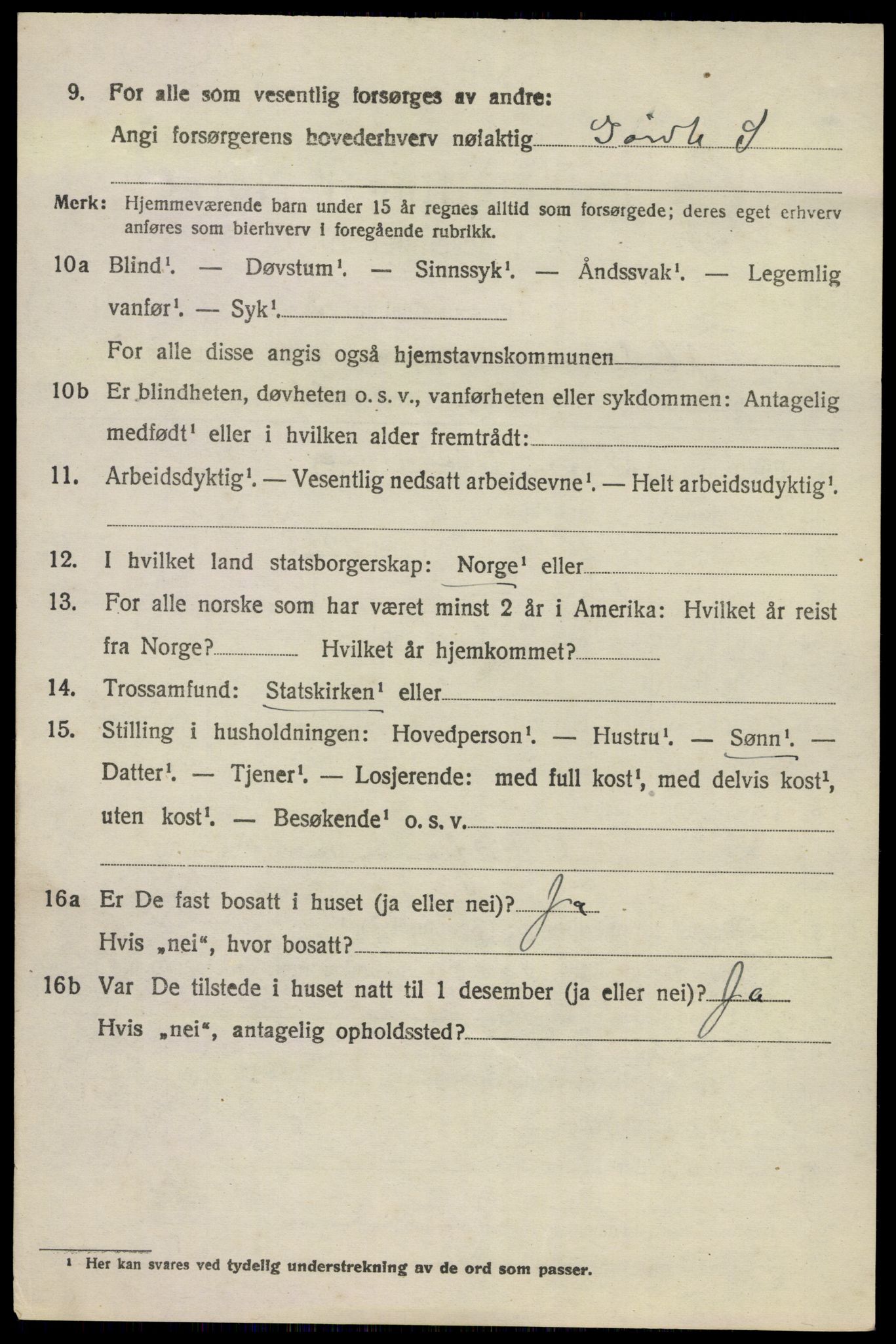 SAKO, 1920 census for Hedrum, 1920, p. 6220