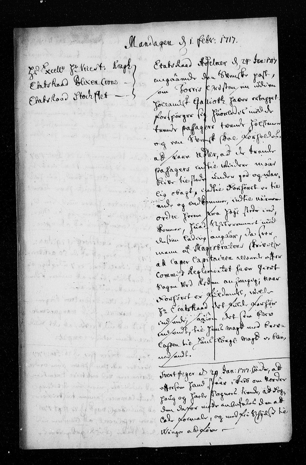 Stattholderembetet 1572-1771, AV/RA-EA-2870/Aa/L0007: Konsept til voteringsprotokoll, 1716-1717, p. 234