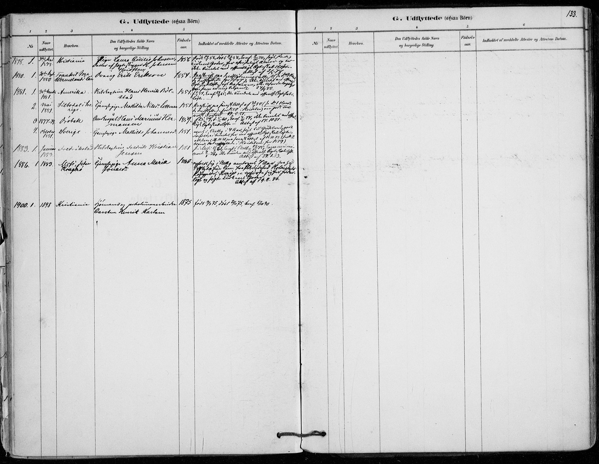 Vestby prestekontor Kirkebøker, AV/SAO-A-10893/F/Fd/L0001: Parish register (official) no. IV 1, 1878-1945, p. 133