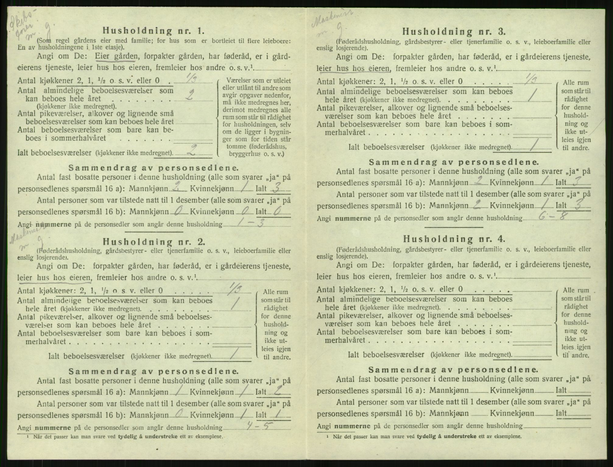SAT, 1920 census for Haram, 1920, p. 358